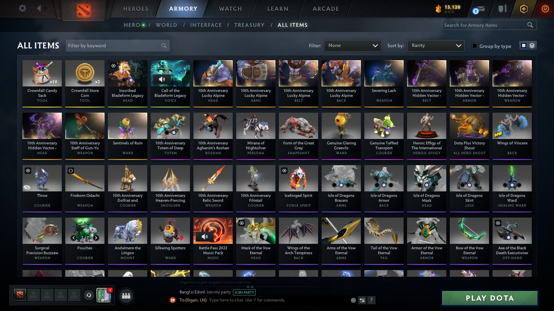 Legend V | MMR: 3695 - Behavior: 10773 - Communication: 10773