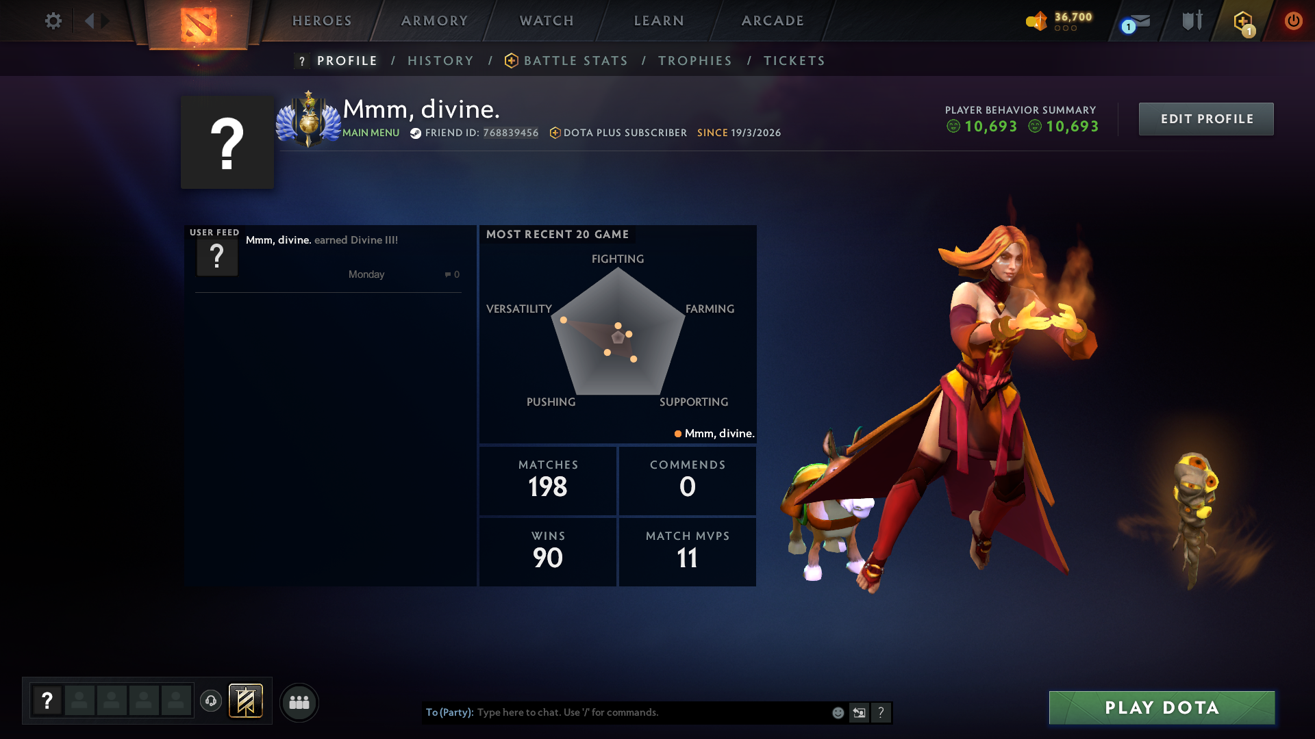 MMR: 4617 - Behavior: 10693