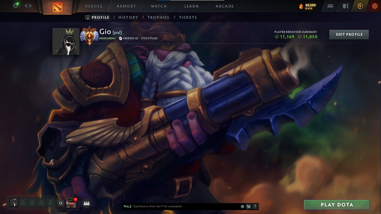 Immortal | MMR: 5580 - Behavior: 11850 - Communication: 11169