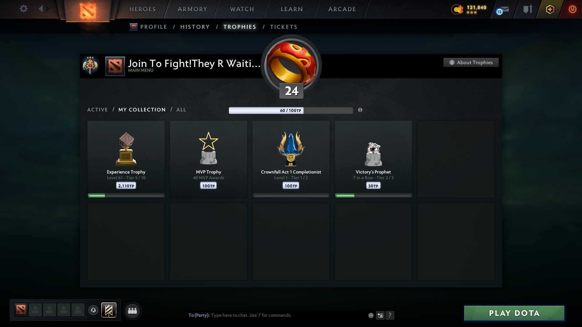 Legend III | MMR: 3484 - Behavior: 9051 - Communication: 9051