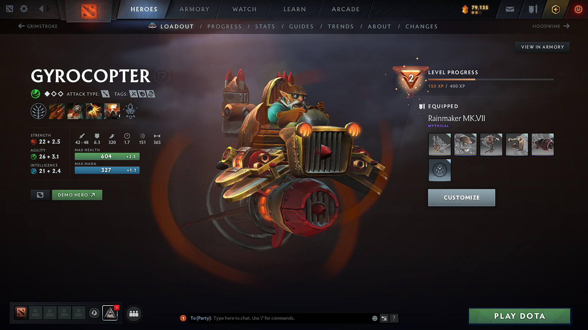 Herald V | MMR: 584 - Behavior: 9953 - Communication: 9953