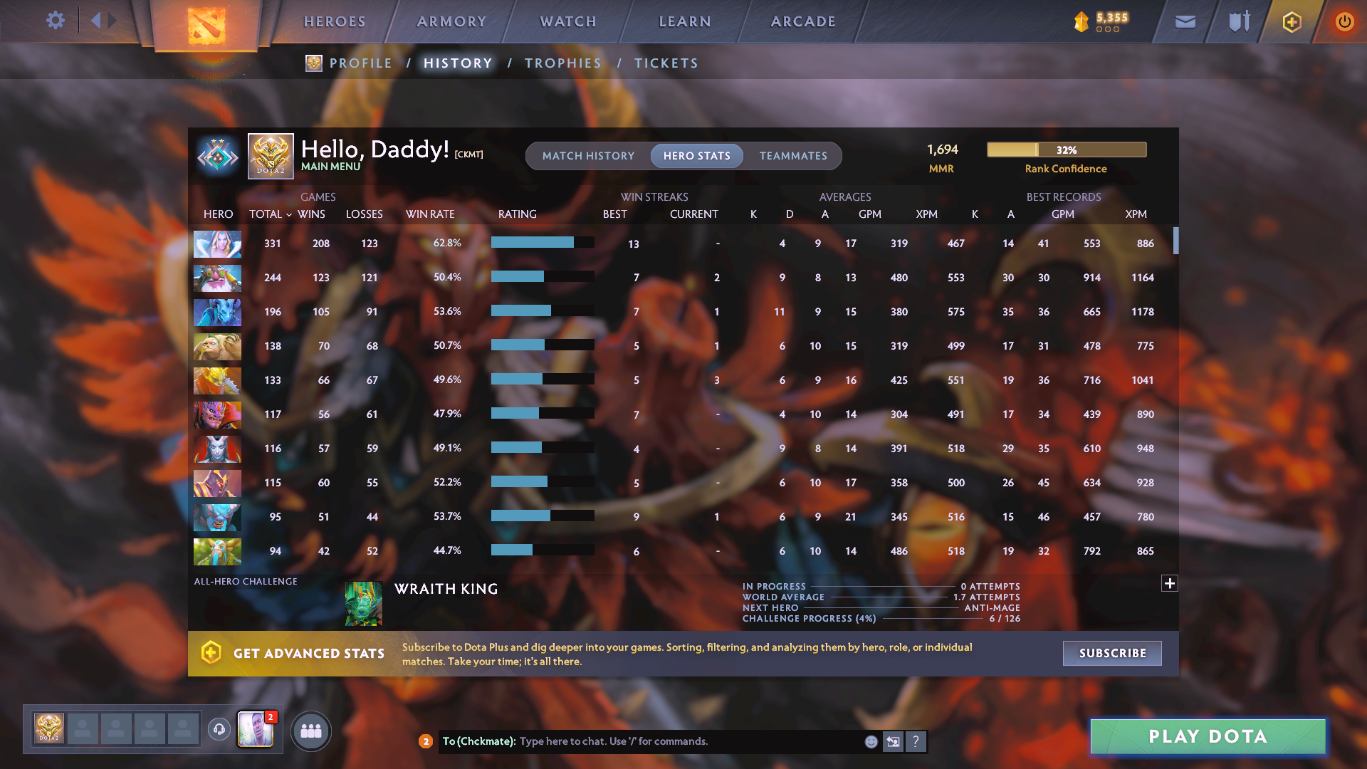 Crusader II | MMR: 1694 - Behavior: 12000 - Communication: 12000