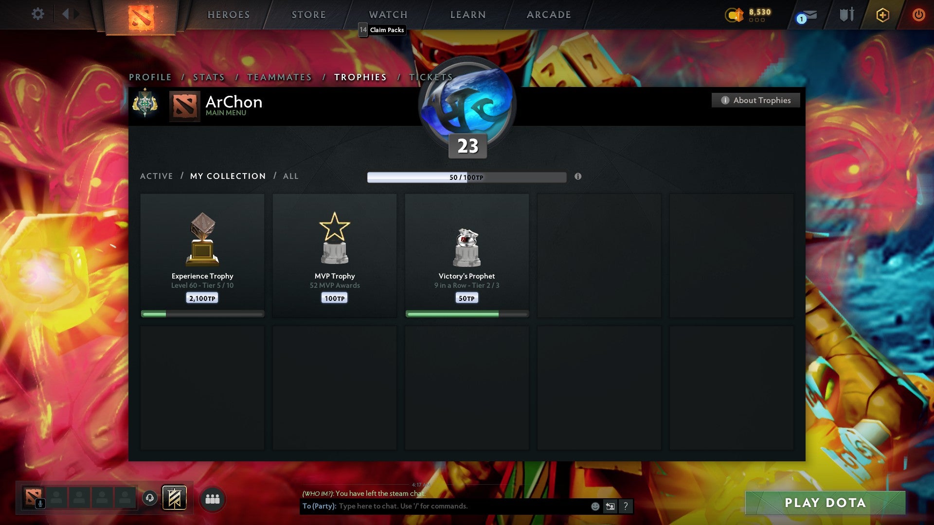 Archon I | MMR: 2346 - Behavior: 10000