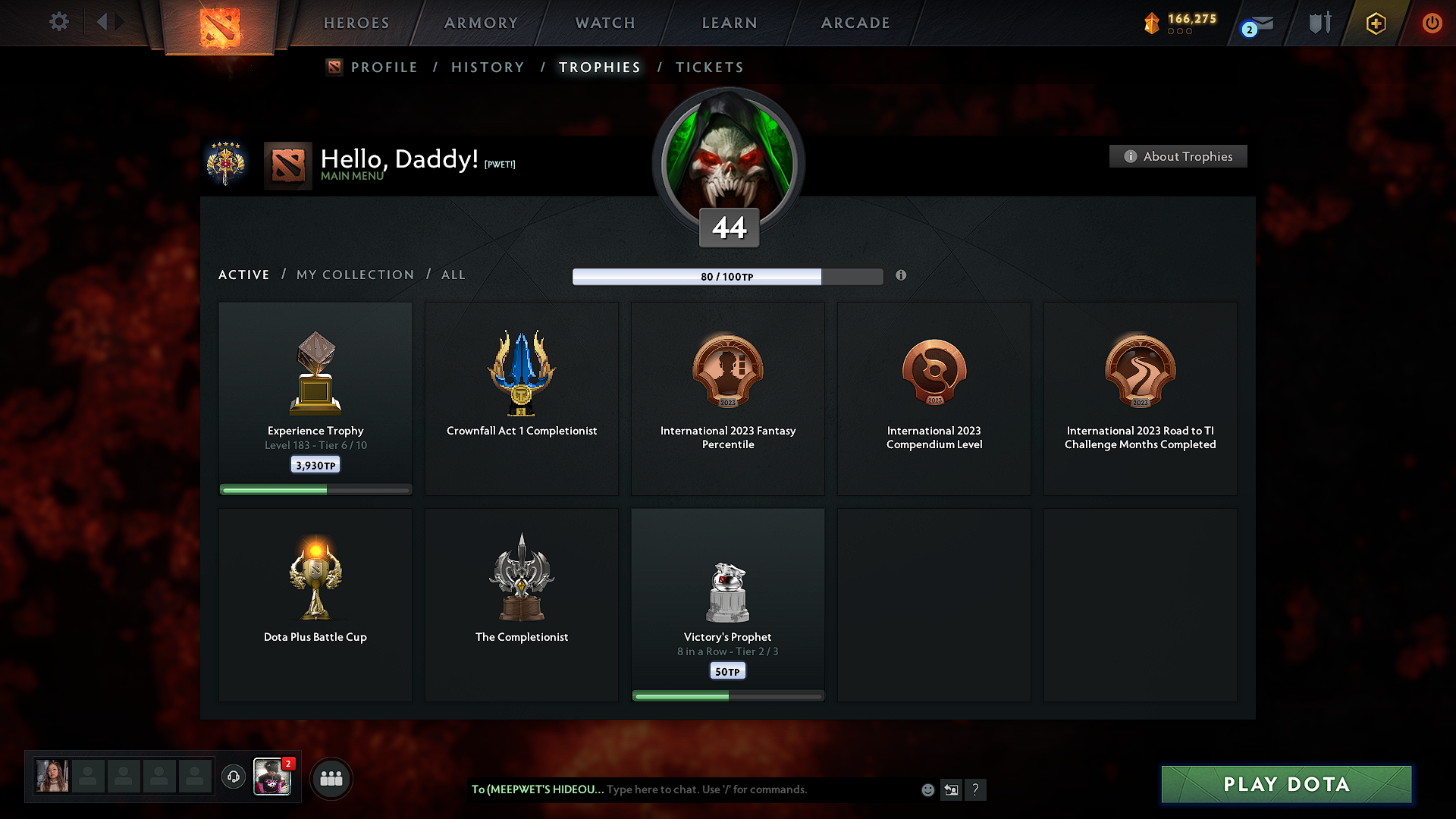 Legend V | MMR: 3657 - Behavior: 10291 - Communication: 10291