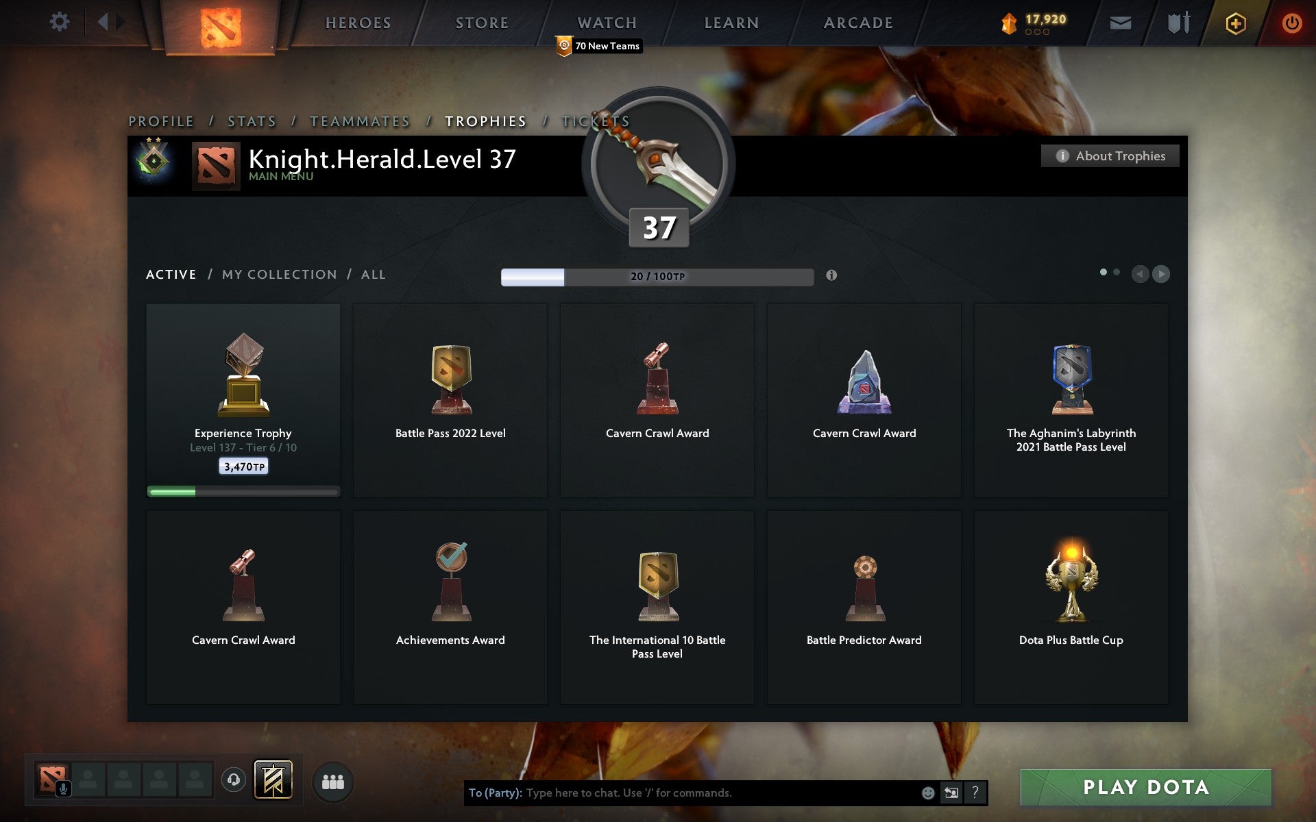 Herald III | MMR: 329 - Behavior: 10000