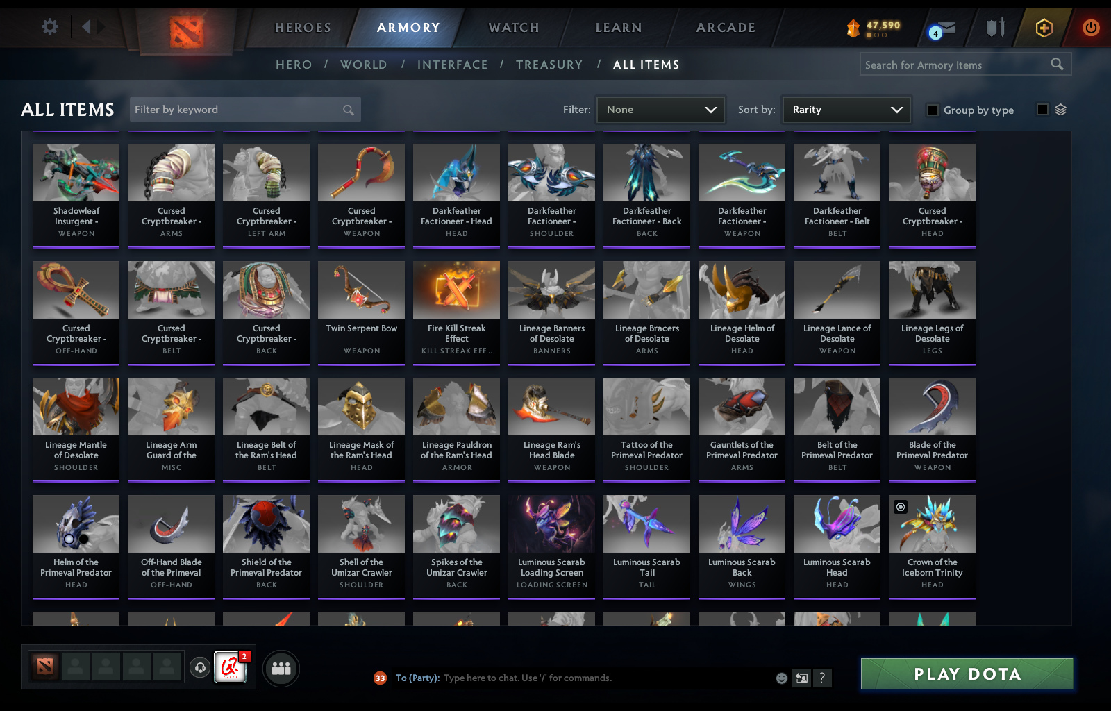 Legend I | MMR: 3107 - Behavior: 11345 - Communication: 11345