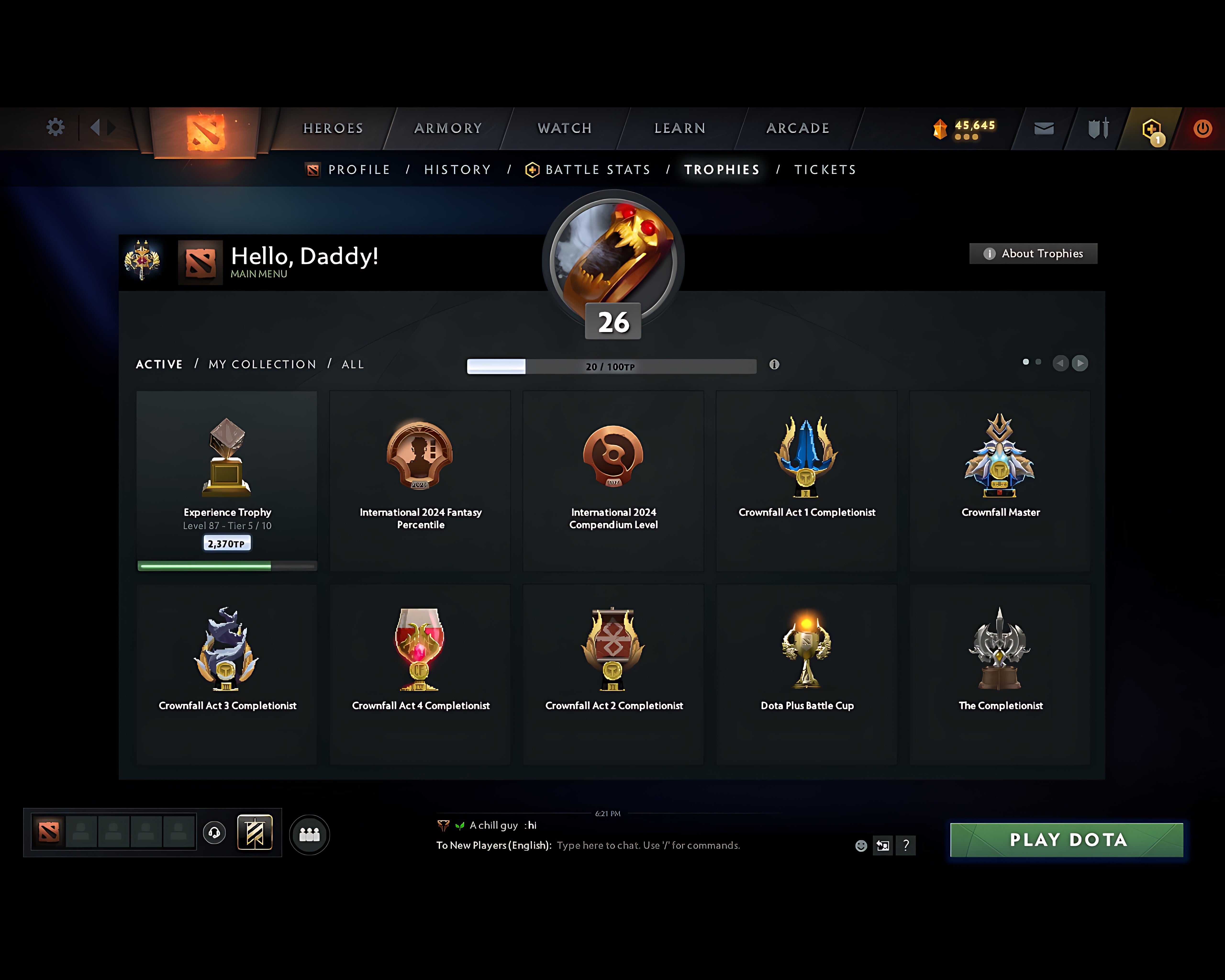 Legend II | MMR: 3311 - Behavior: 9905 - Communication: 9905