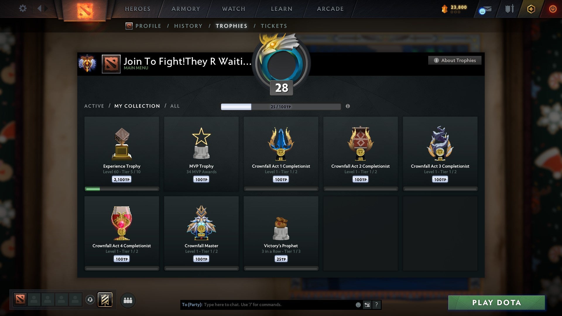 Immortal | MMR: 7401 - Behavior: 10609 - Communication: 10609