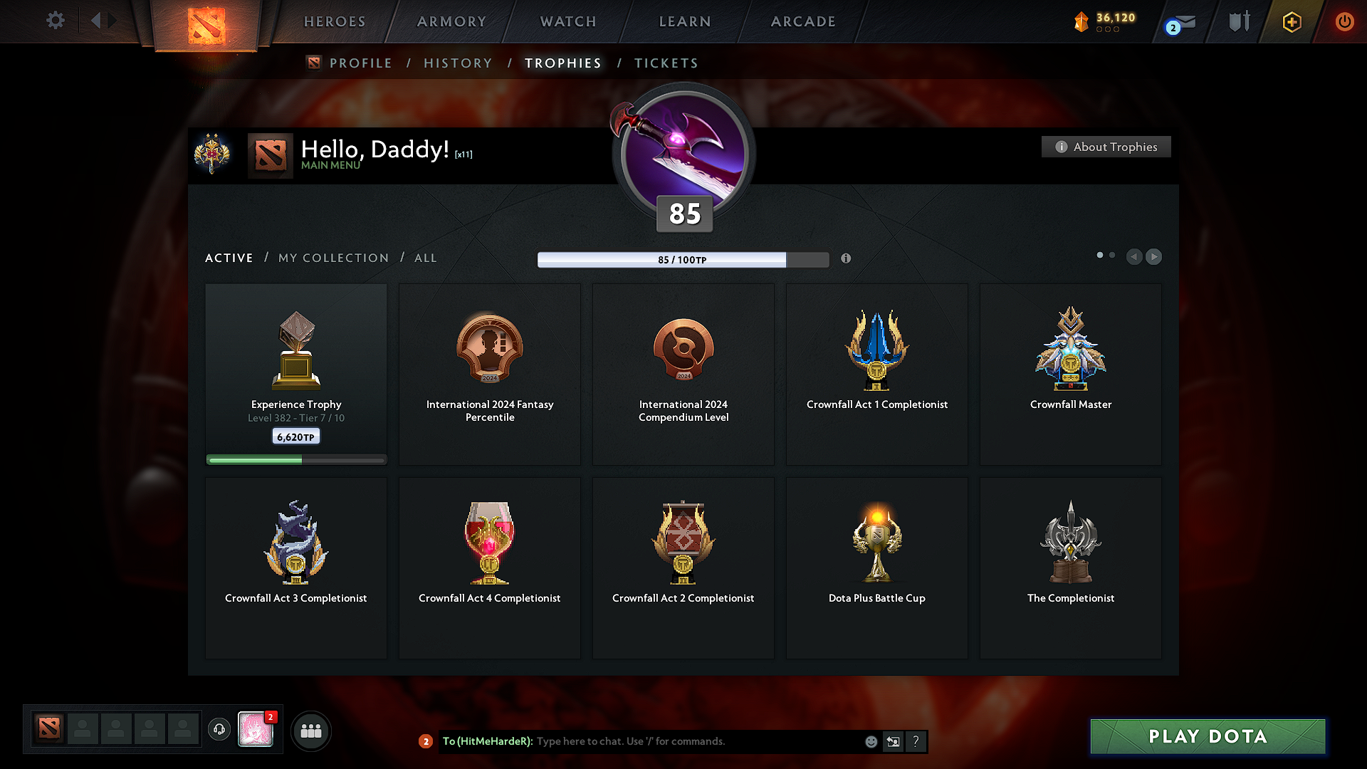 Legend II | MMR: 3246 - Behavior: 9524 - Communication: 9524