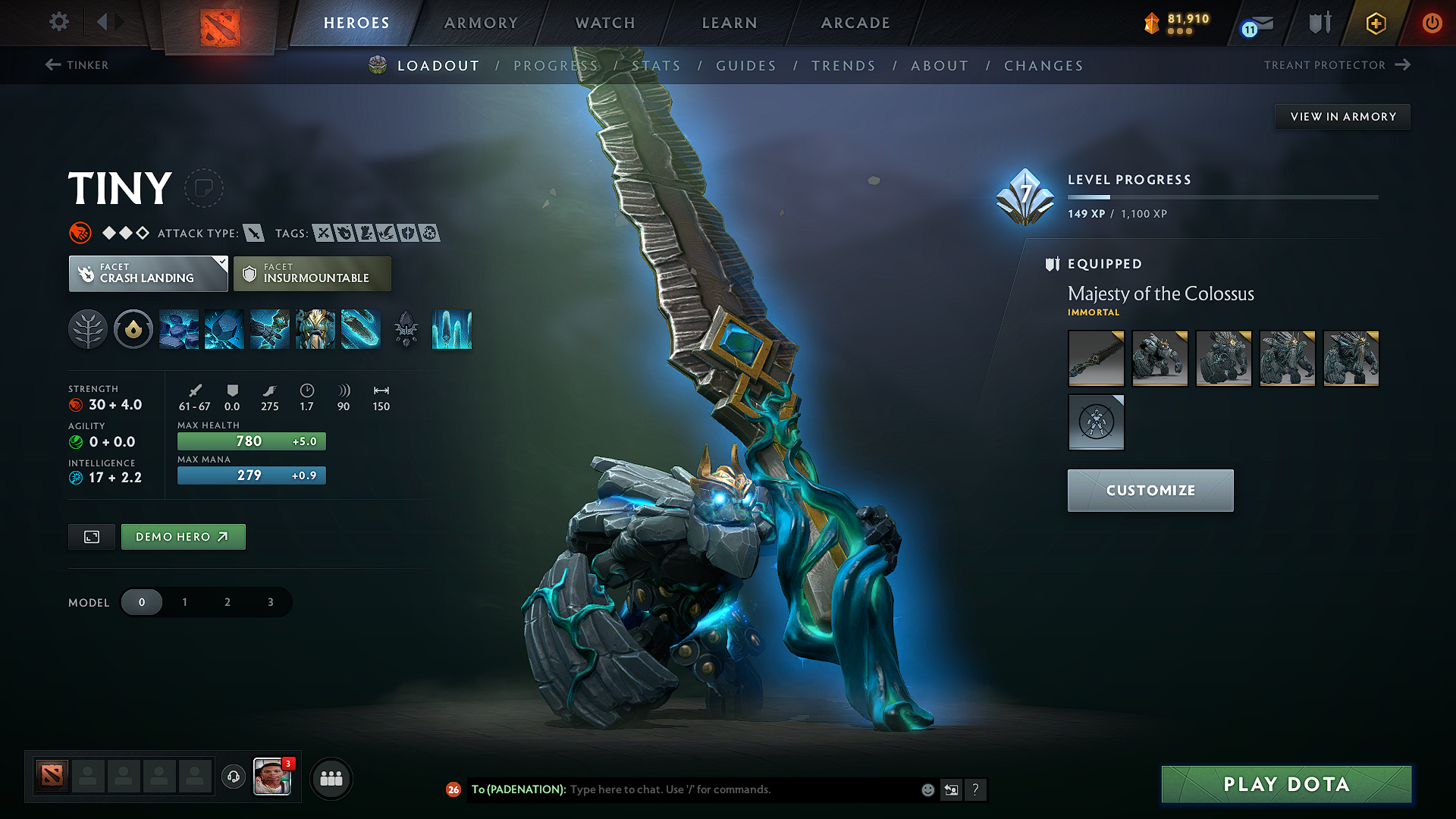 Legend I | MMR: 3100 - Behavior: 11914 - Communication: 11914