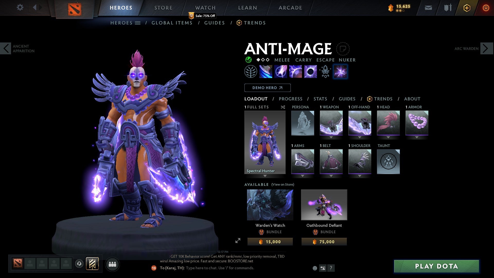 Immortal | MMR: 5548 - Behavior: 9840