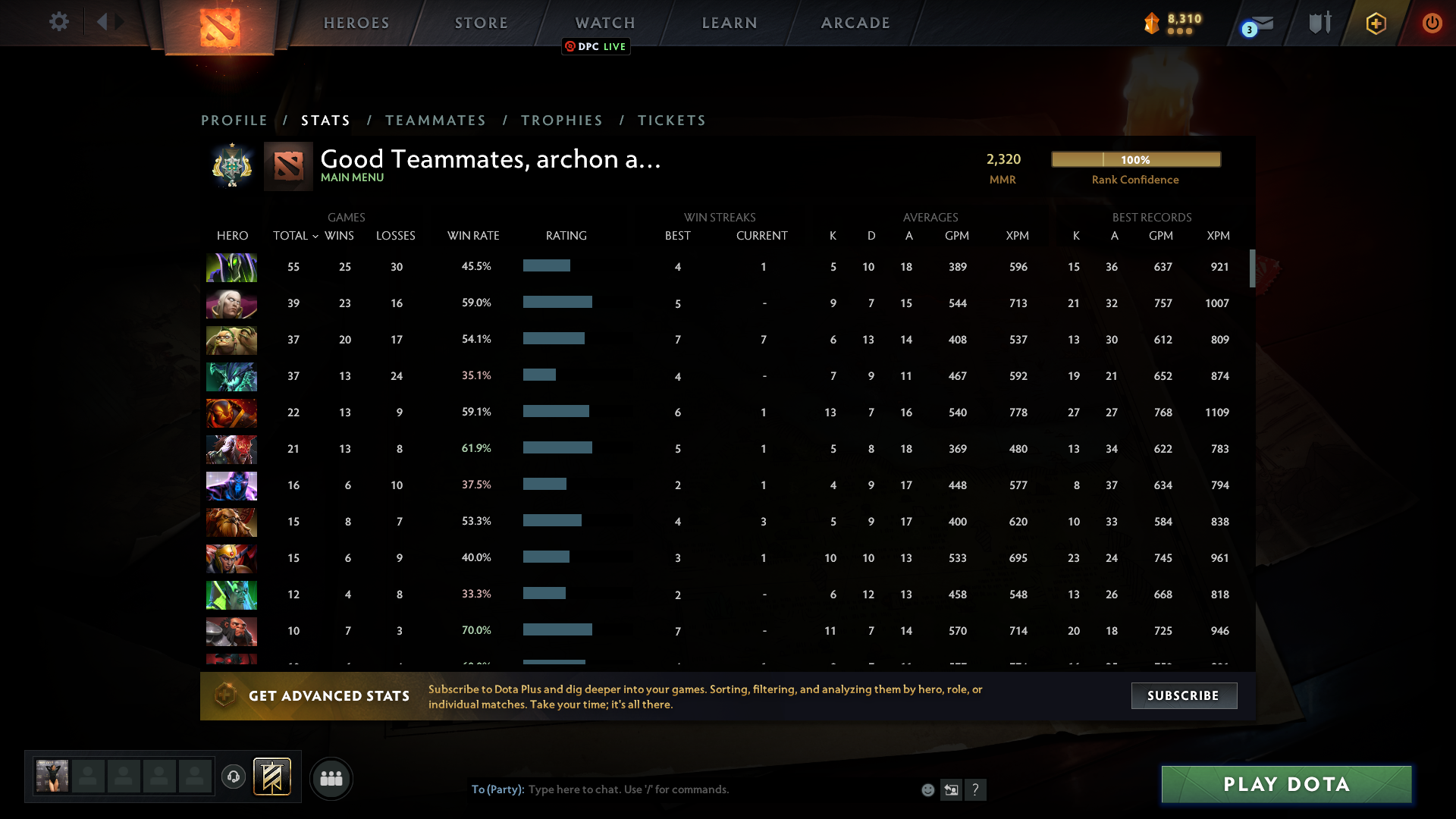 Archon I | MMR: 2320 - Behavior: 9815