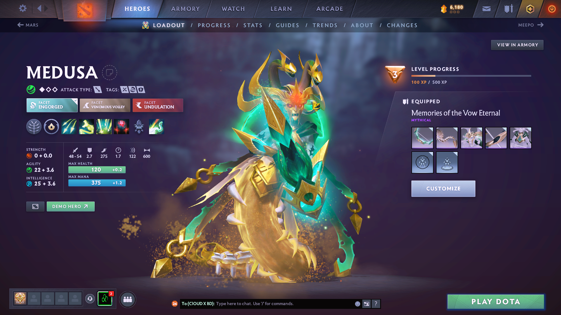 Ancient II | MMR: 4075 - Behavior: 11509 - Communication: 10799