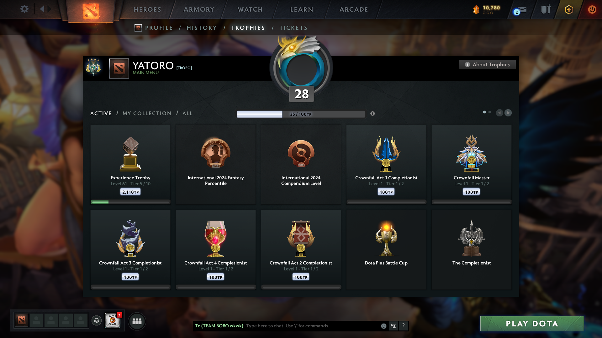 Archon IV | MMR: 2846 - Behavior: 10475 - Communication: 10475