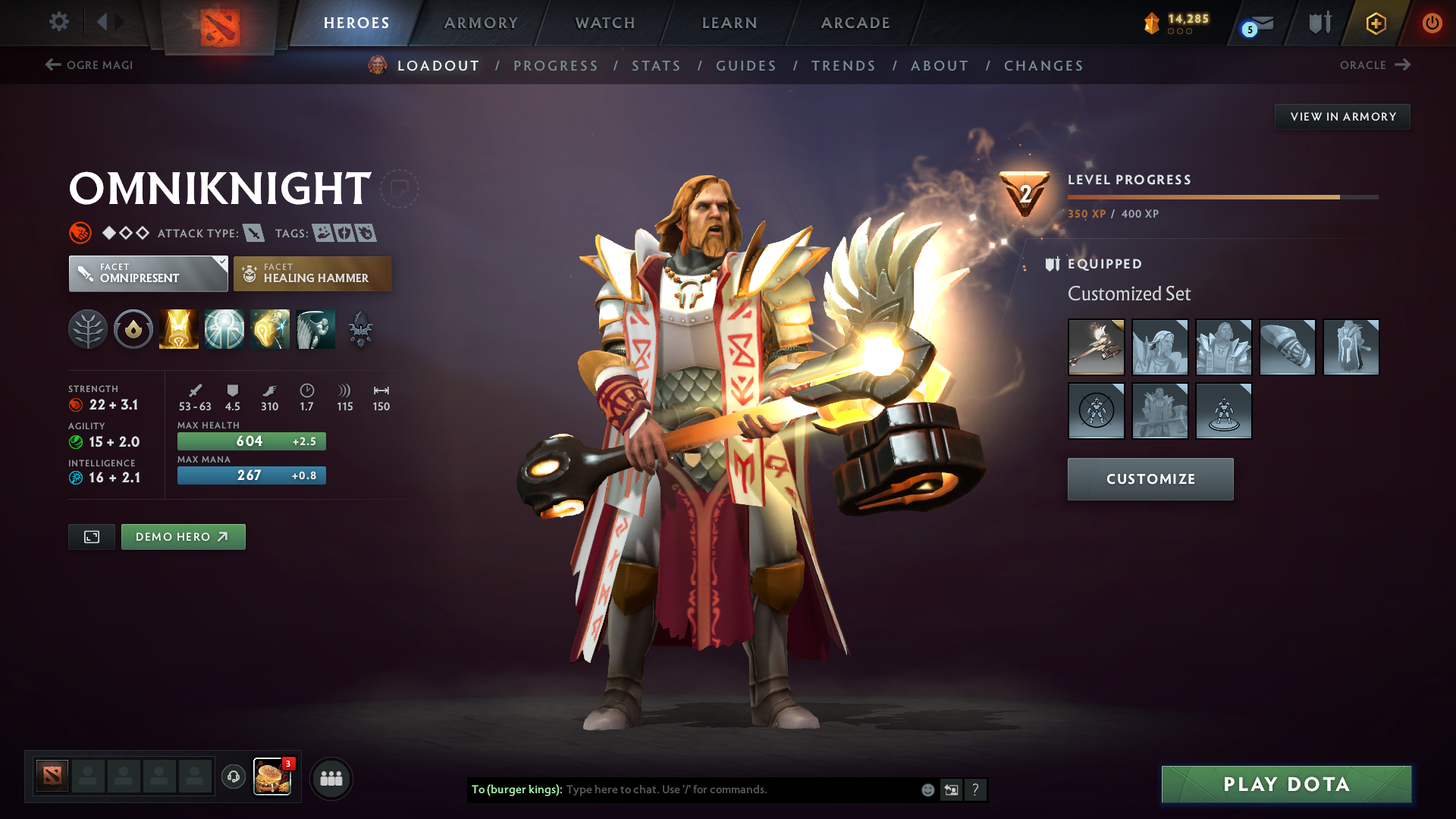 Archon V | MMR: 2869 - Behavior: 8352 - Communication: 8352