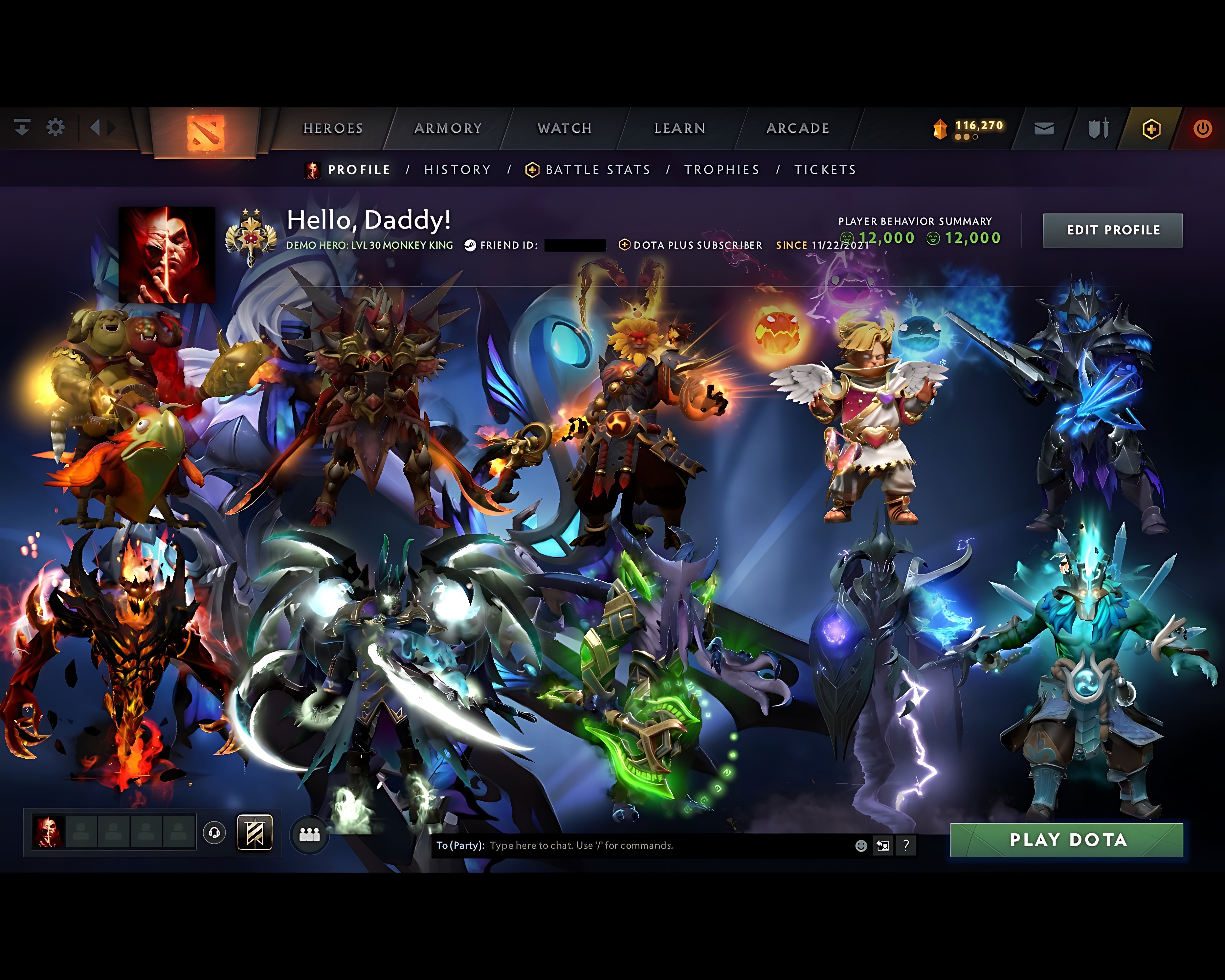 Legend II | MMR: 3213 - Behavior: 12000