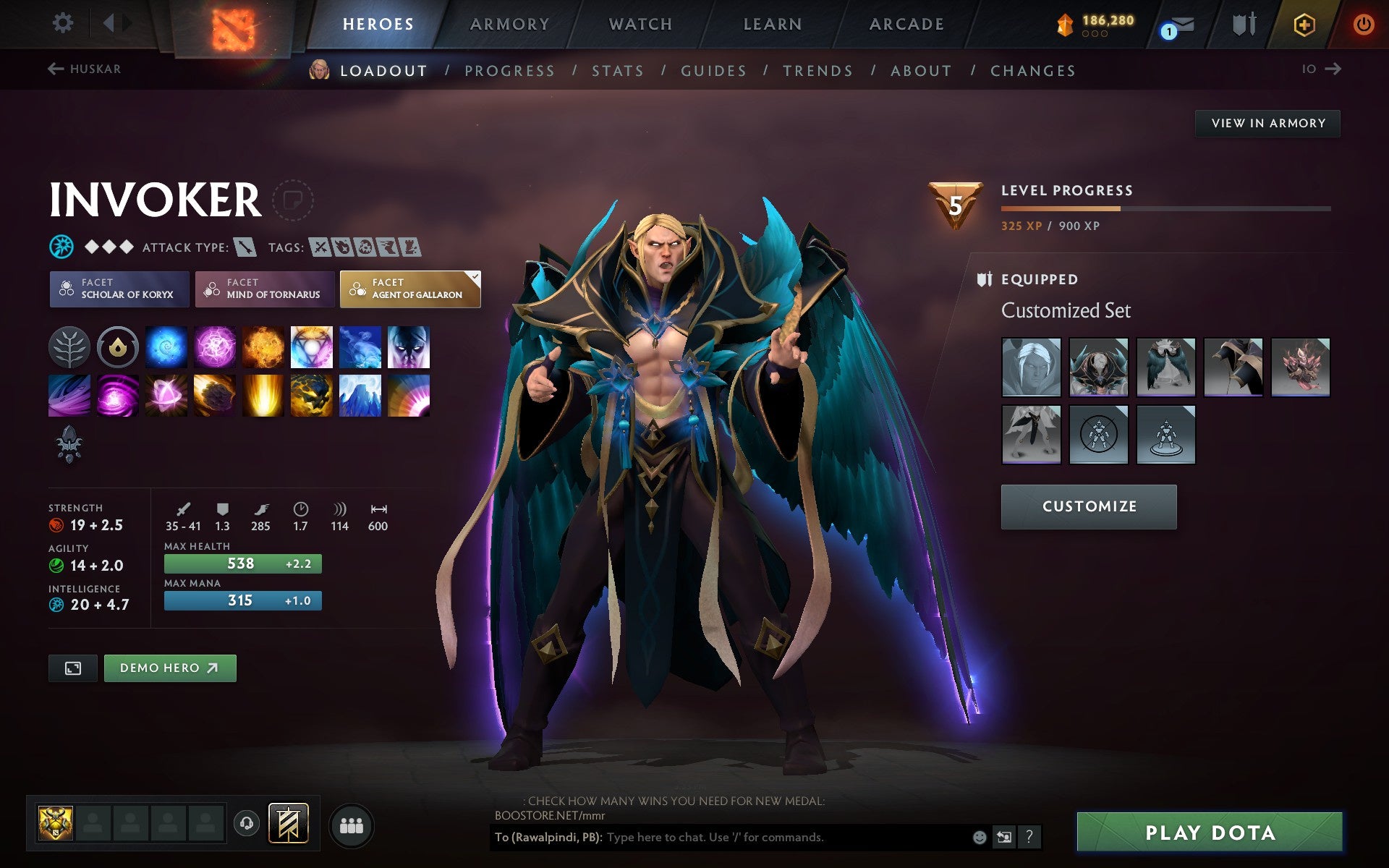 Ancient V | MMR: 4421 - Behavior: 11828