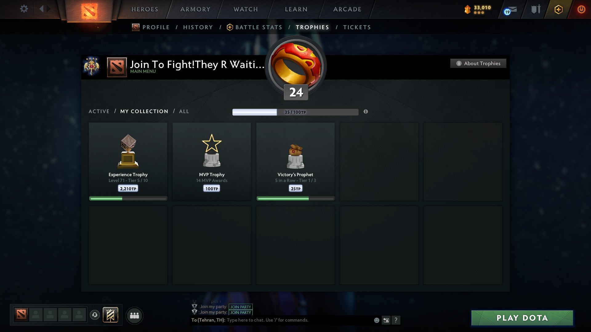 Legend IV | MMR: 3582 - Behavior: 10159 - Communication: 10159