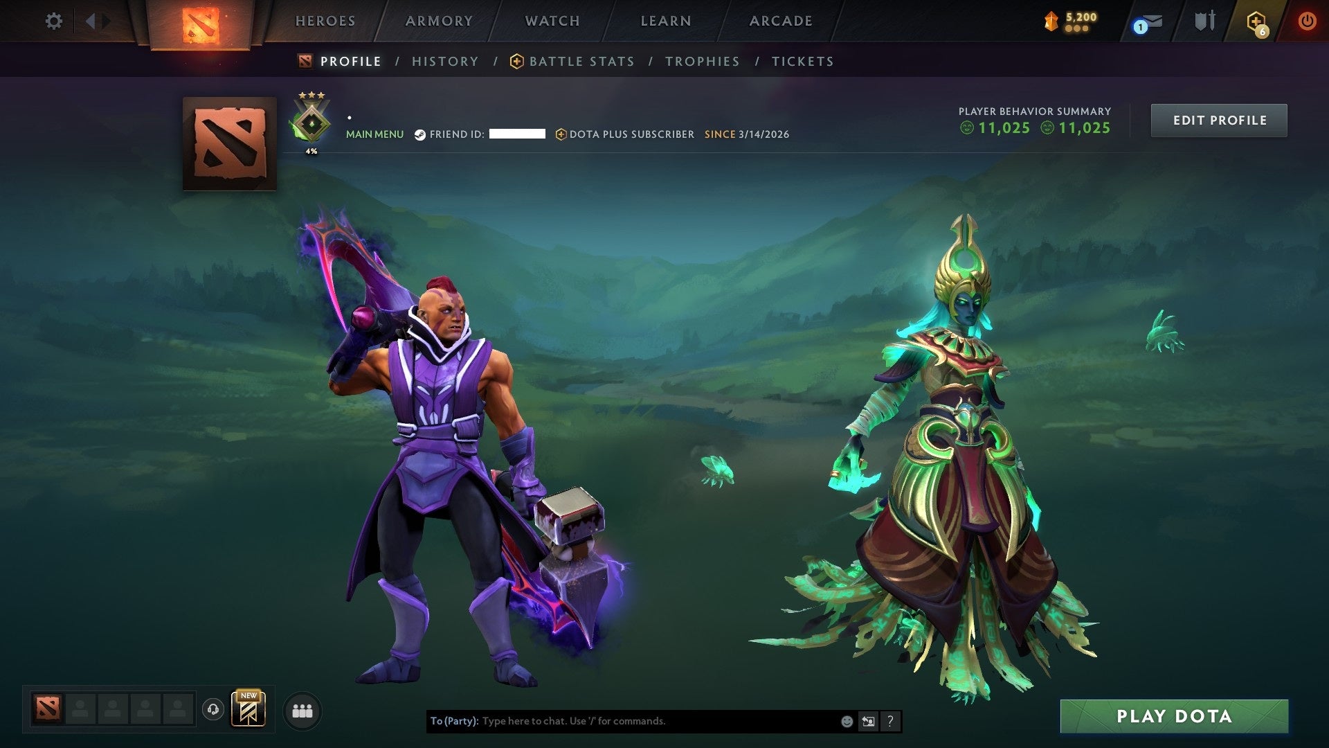 MMR: 315 - Behavior: 11025