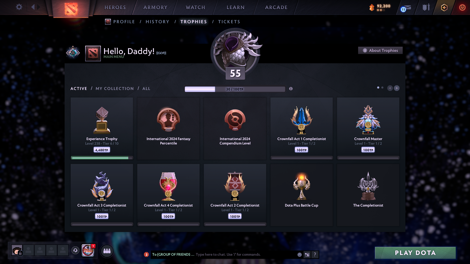 Crusader I | MMR: 1466 - Behavior: 7453 - Communication: 7453