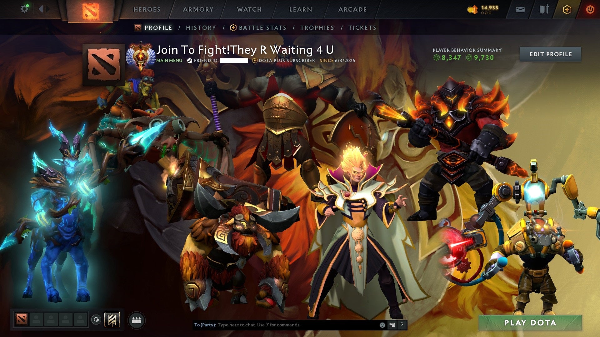 MMR: 7352 - Behavior: 9730