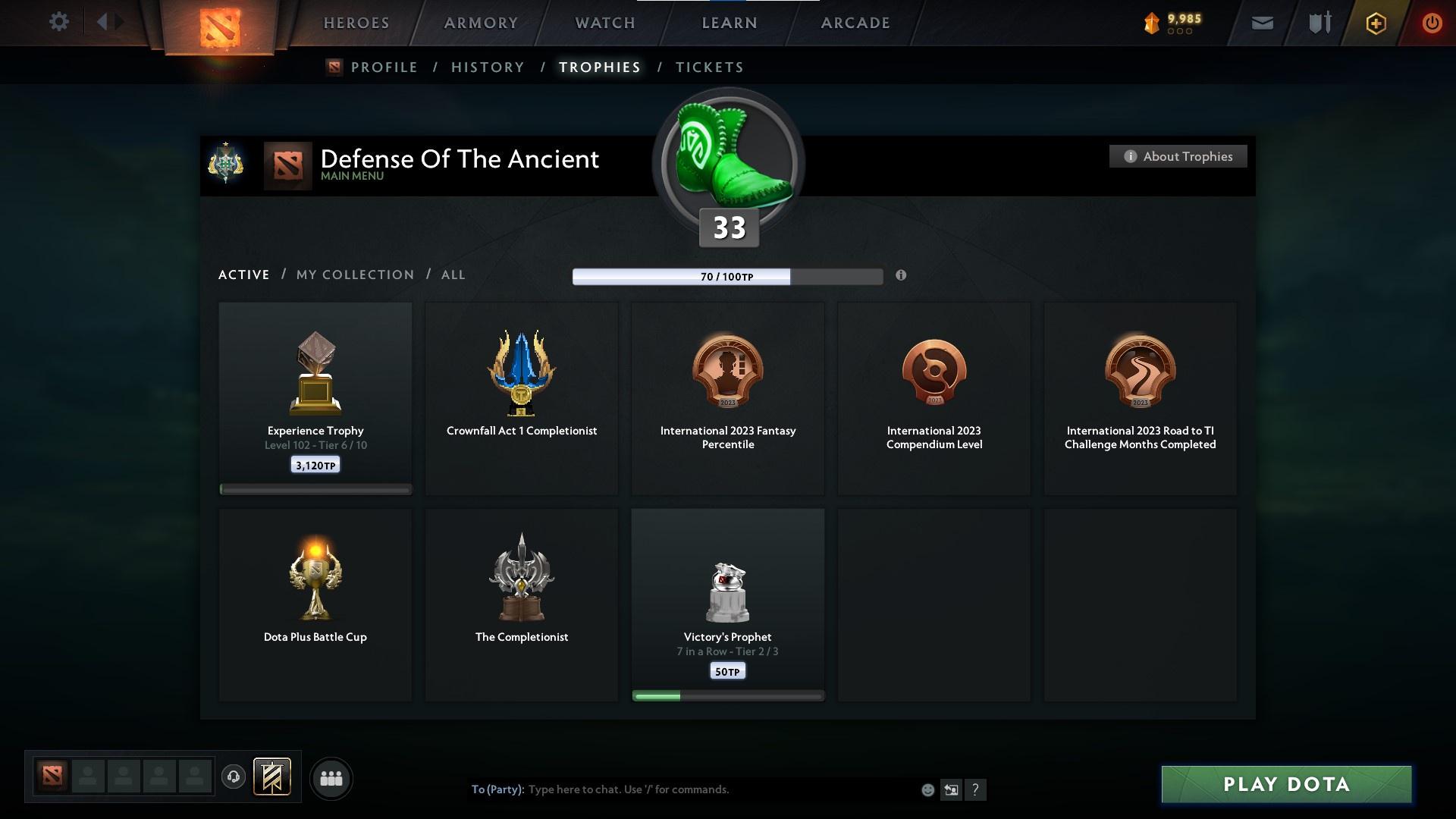 Archon I | MMR: 2302 - Behavior: 10425 - Communication: 10425