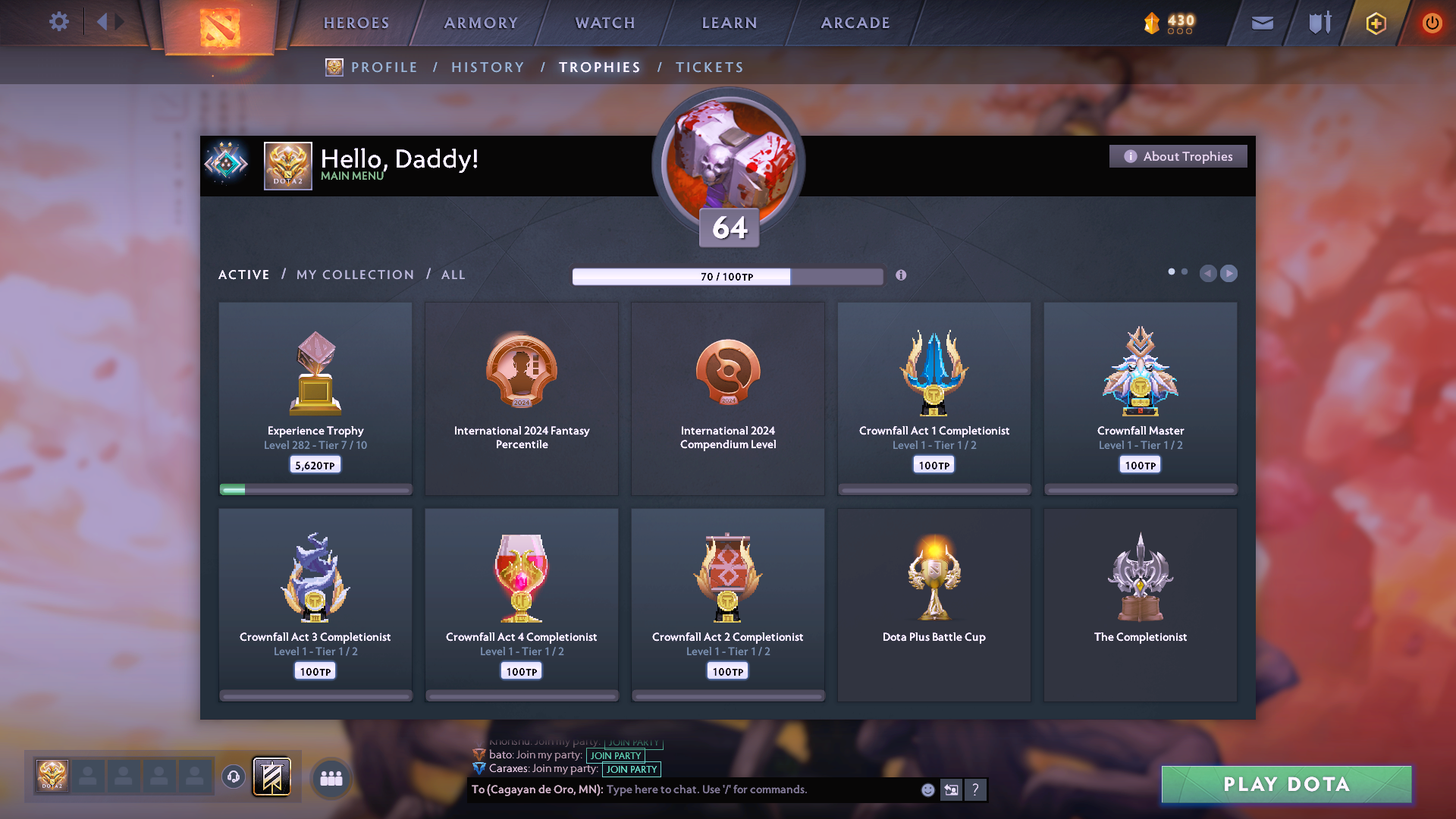 Crusader II | MMR: 1665 - Behavior: 11118 - Communication: 9702