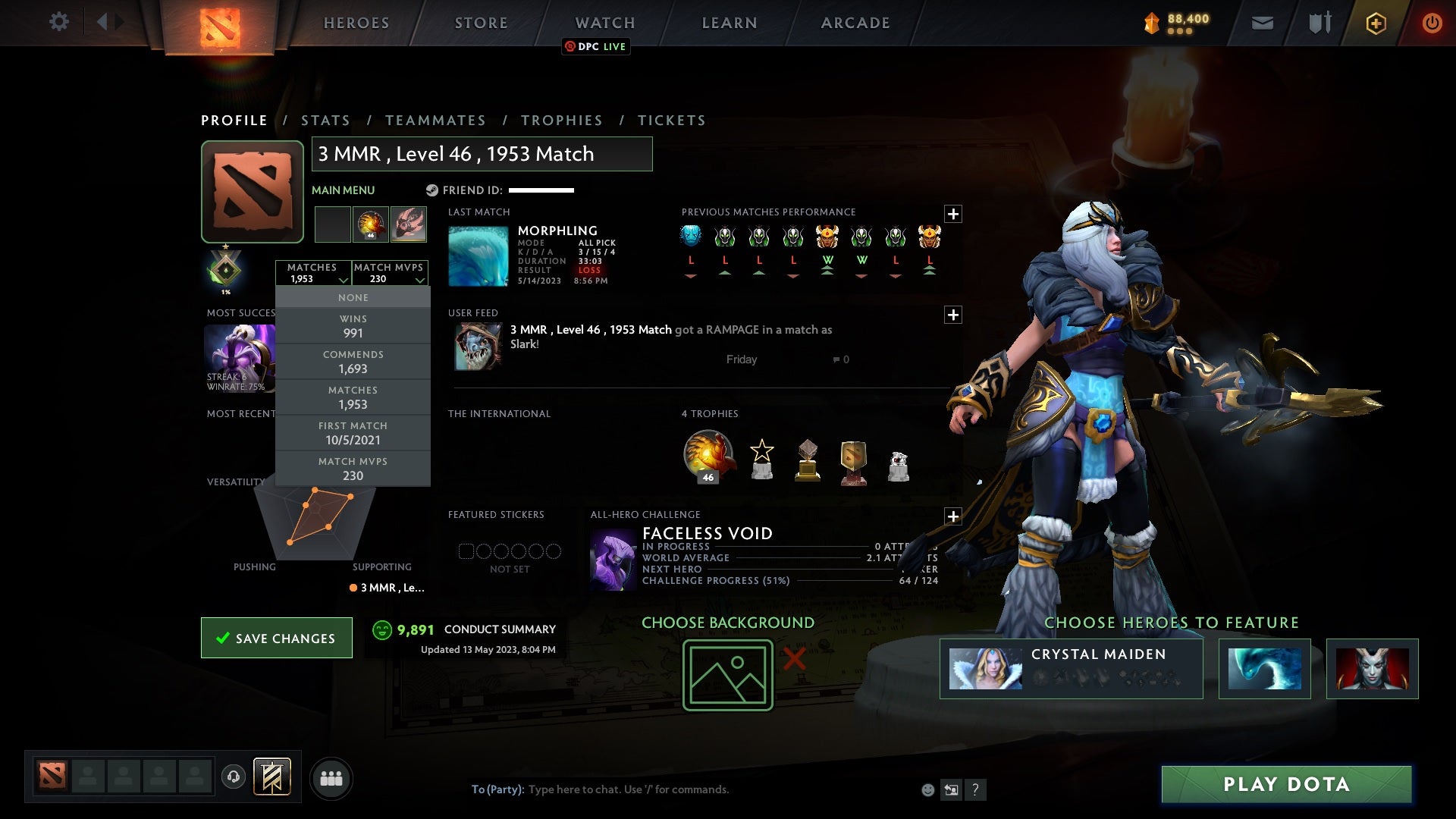 Héraut II | MMR : 20 - Comportement : 9680