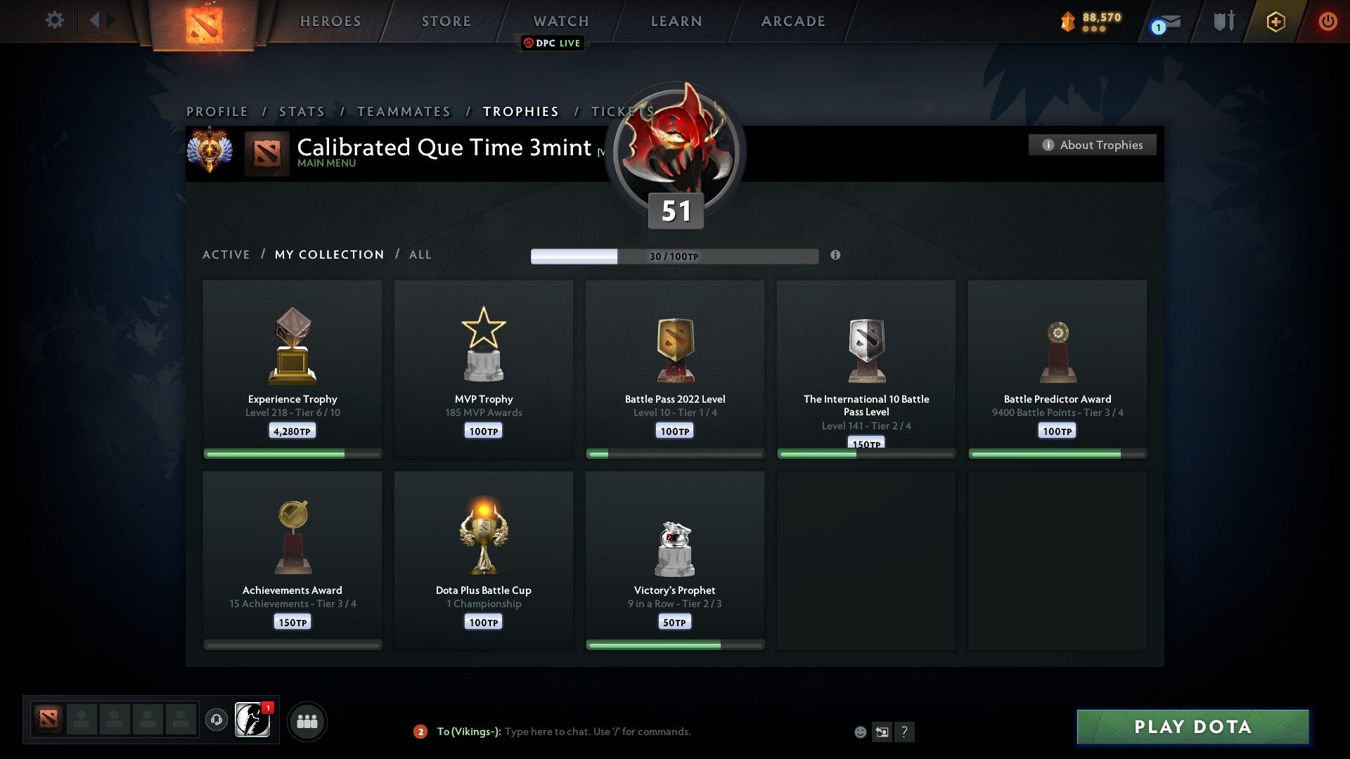 Immortal | MMR: 5520 - Behavior: 10000