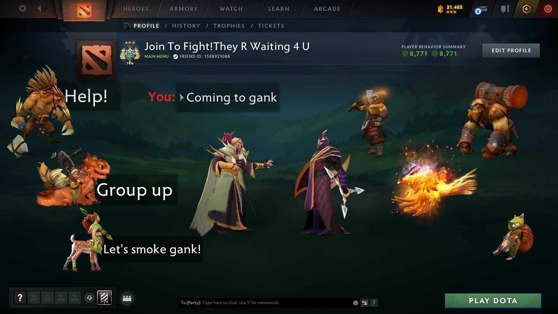 Archon III | MMR: 2722 - Behavior: 8771 - Communication: 8771