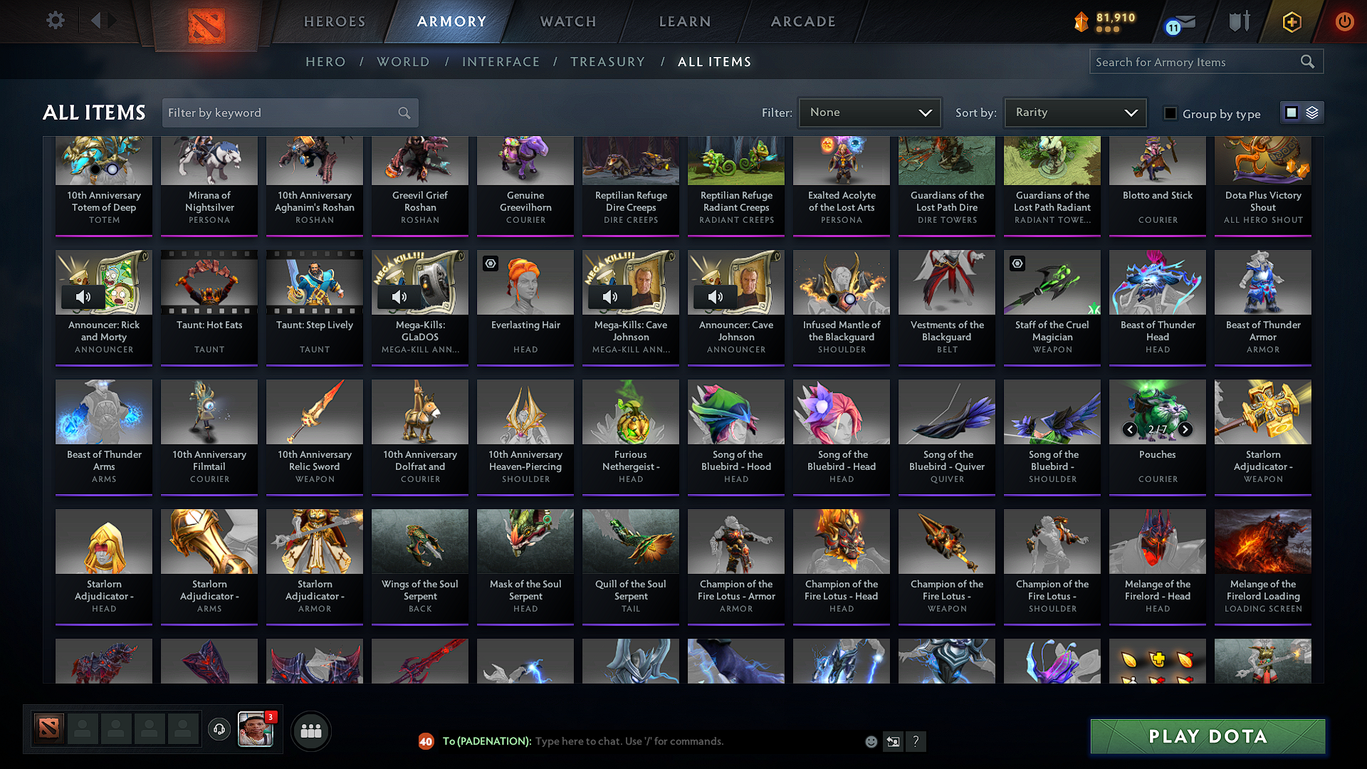 Legend I | MMR: 3100 - Behavior: 11914 - Communication: 11914