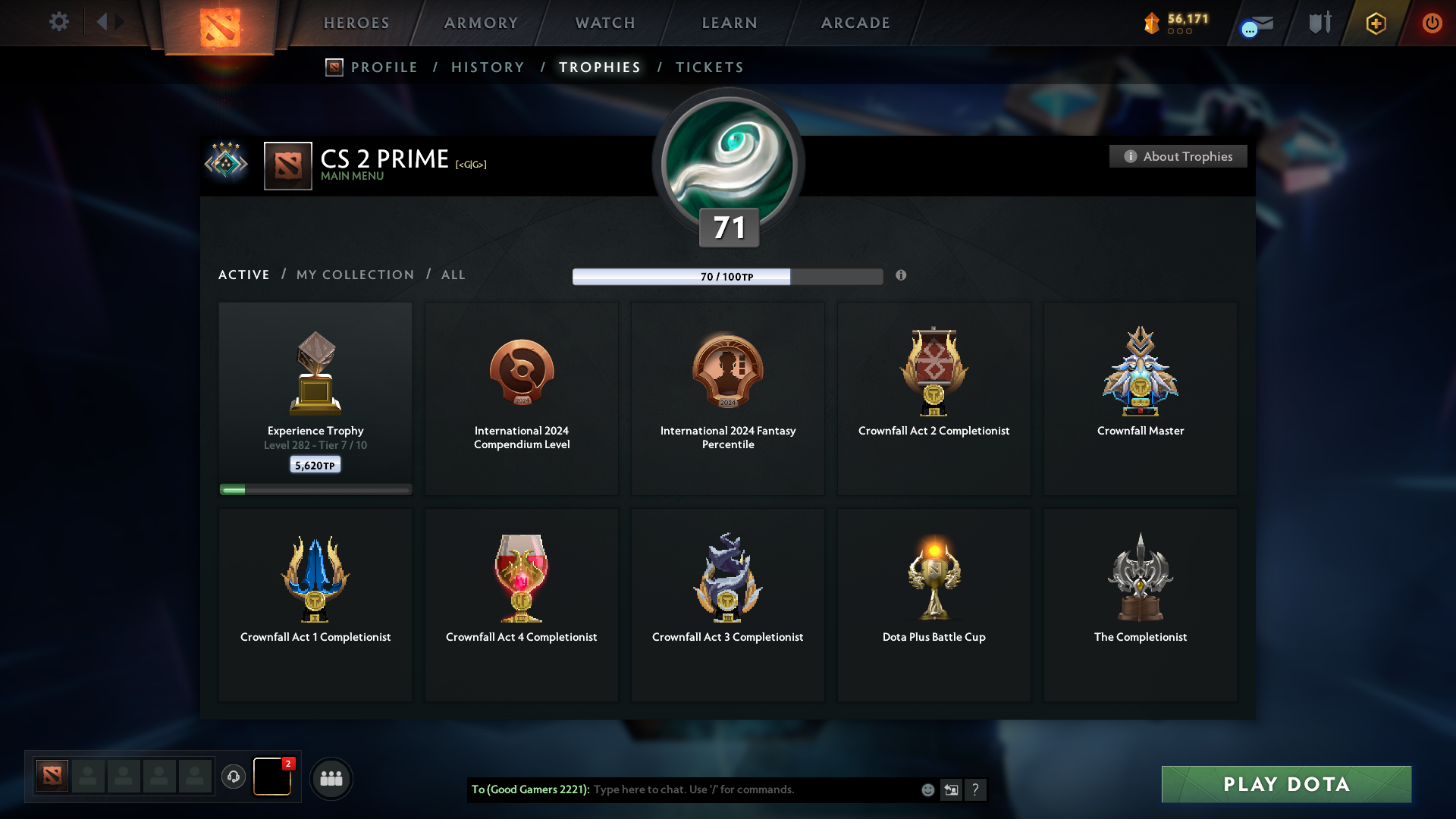 Crusader IV | MMR: 2093 - Behavior: 10722 - Communication: 10722