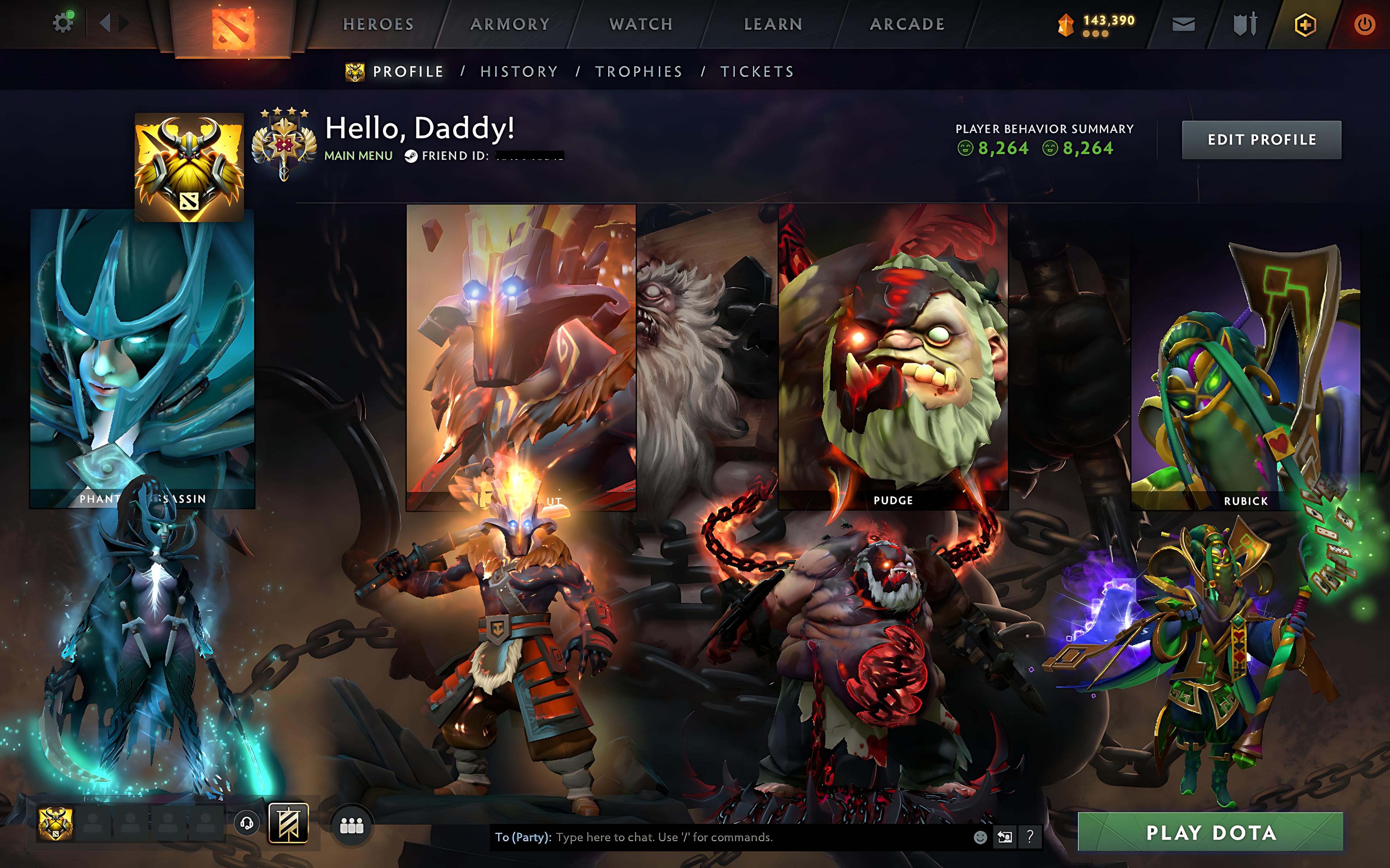 Legend IV | MMR: 3403 - Behavior: 8264