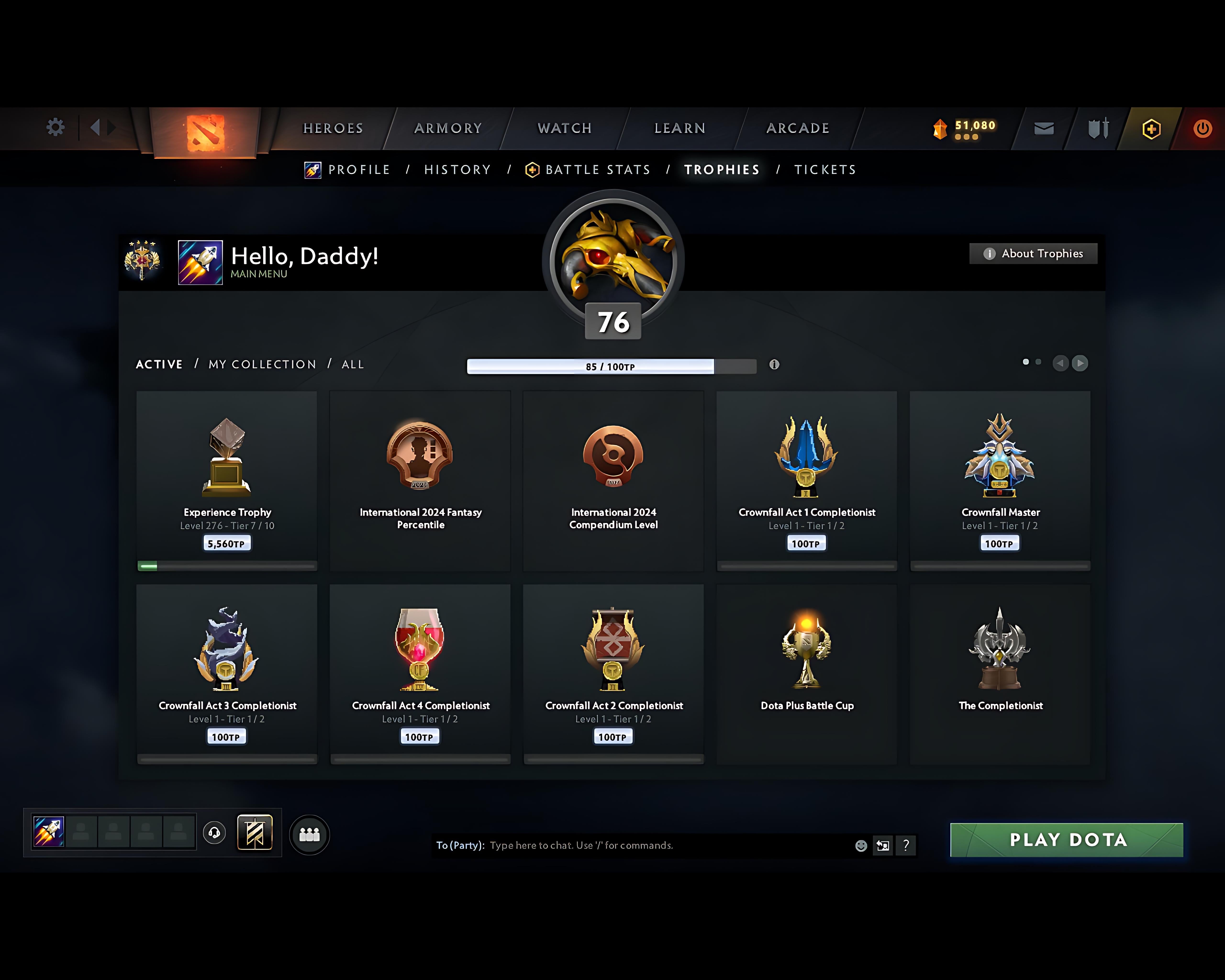 Legend IV | MMR: 3424 - Behavior: 11157 - Communication: 11157