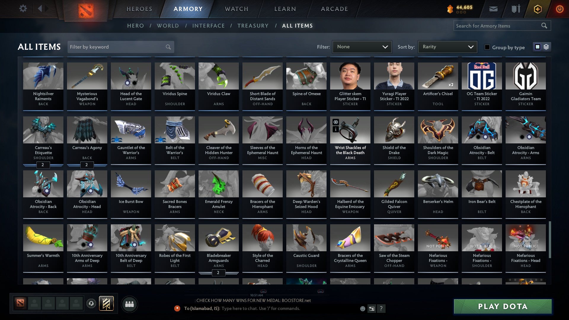 Ancient I | MMR: 3712 - Behavior: 11670 - Communication: 11670