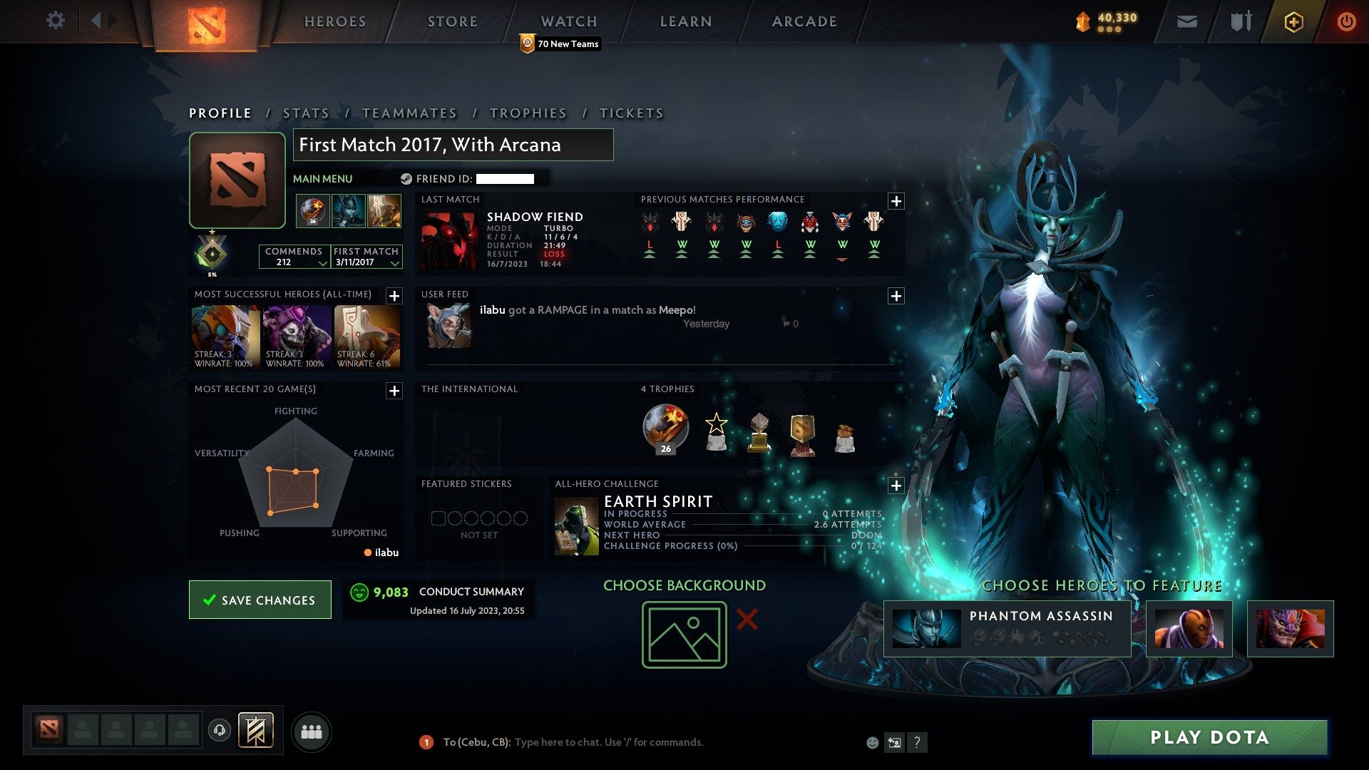 Herald I | MMR: 1 - Behavior: 9083