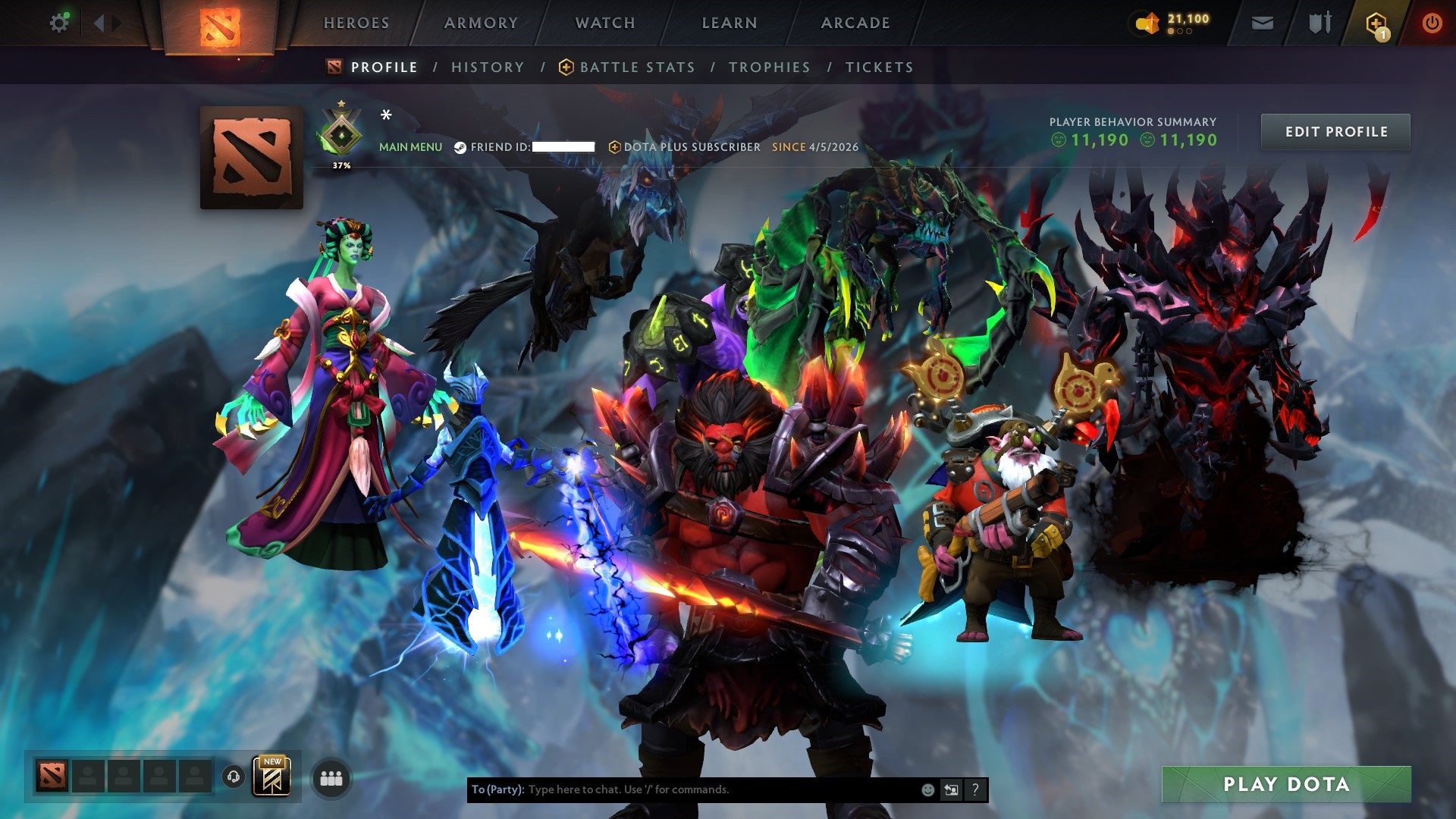 MMR: 100 - Behavior: 11190