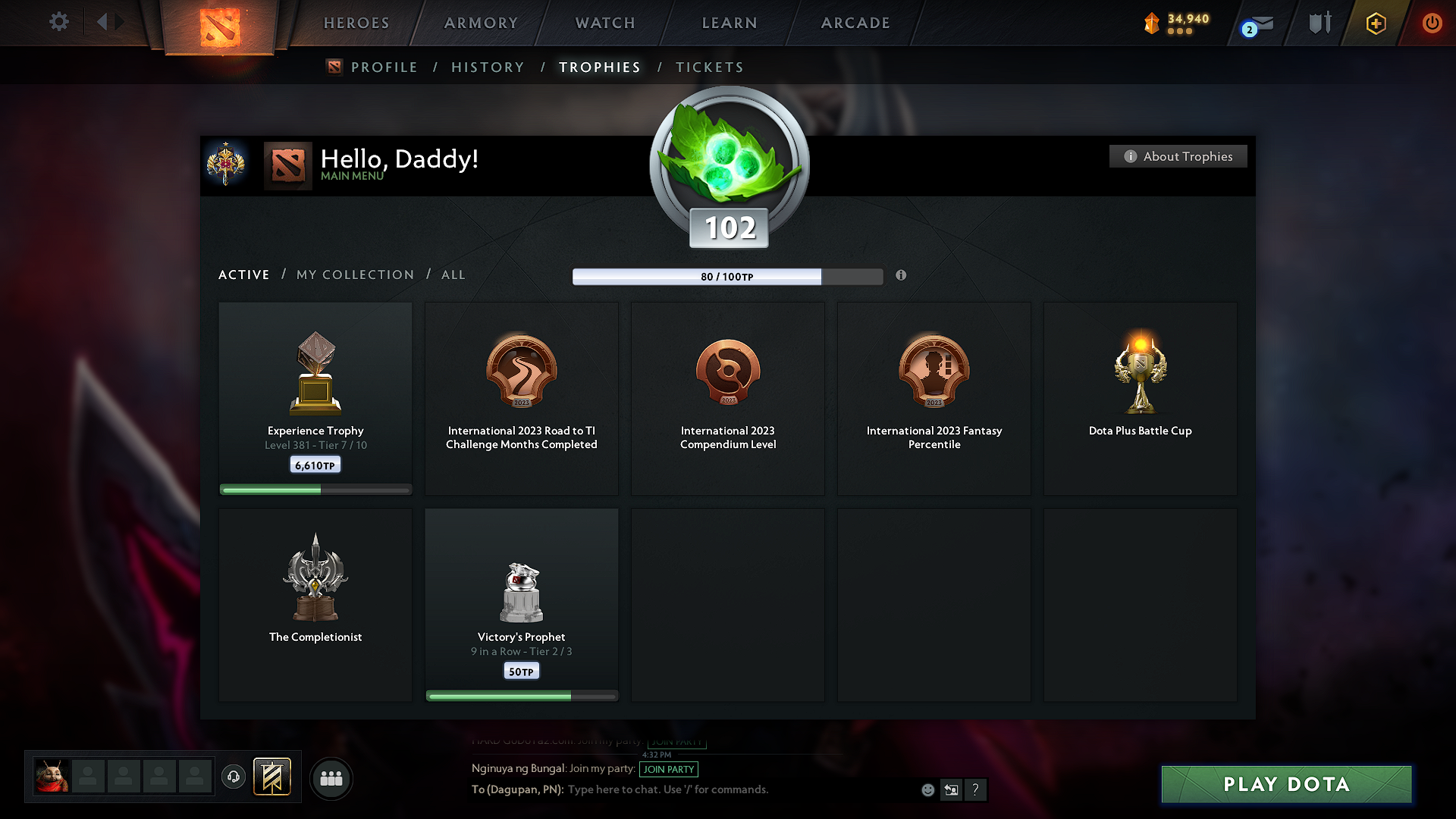 Legend I | MMR: 3208 - Behavior: 8244 - Communication: 8244