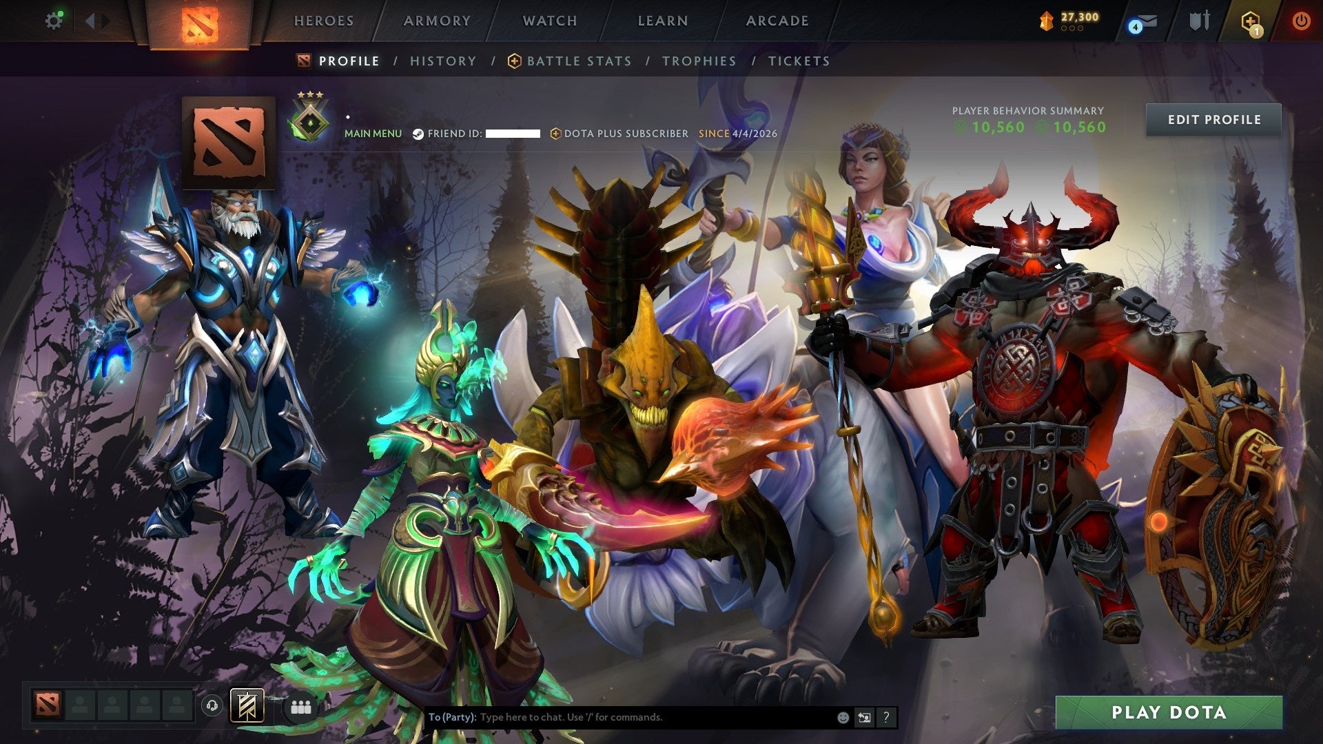 MMR: 254 - Behavior: 10560