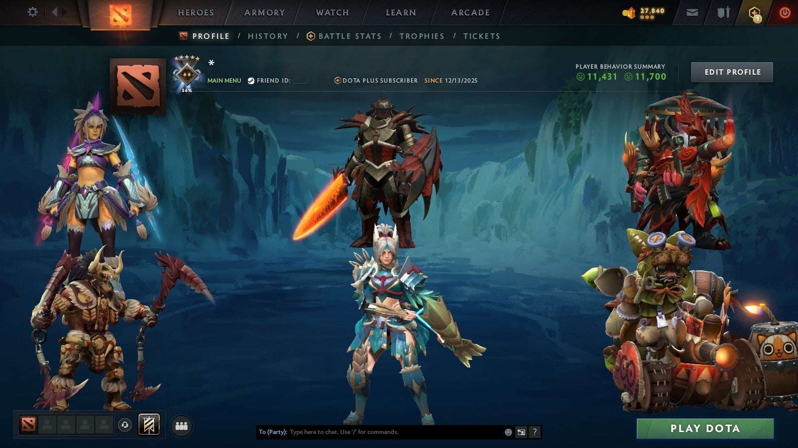 MMR: 1473 - Behavior: 11700