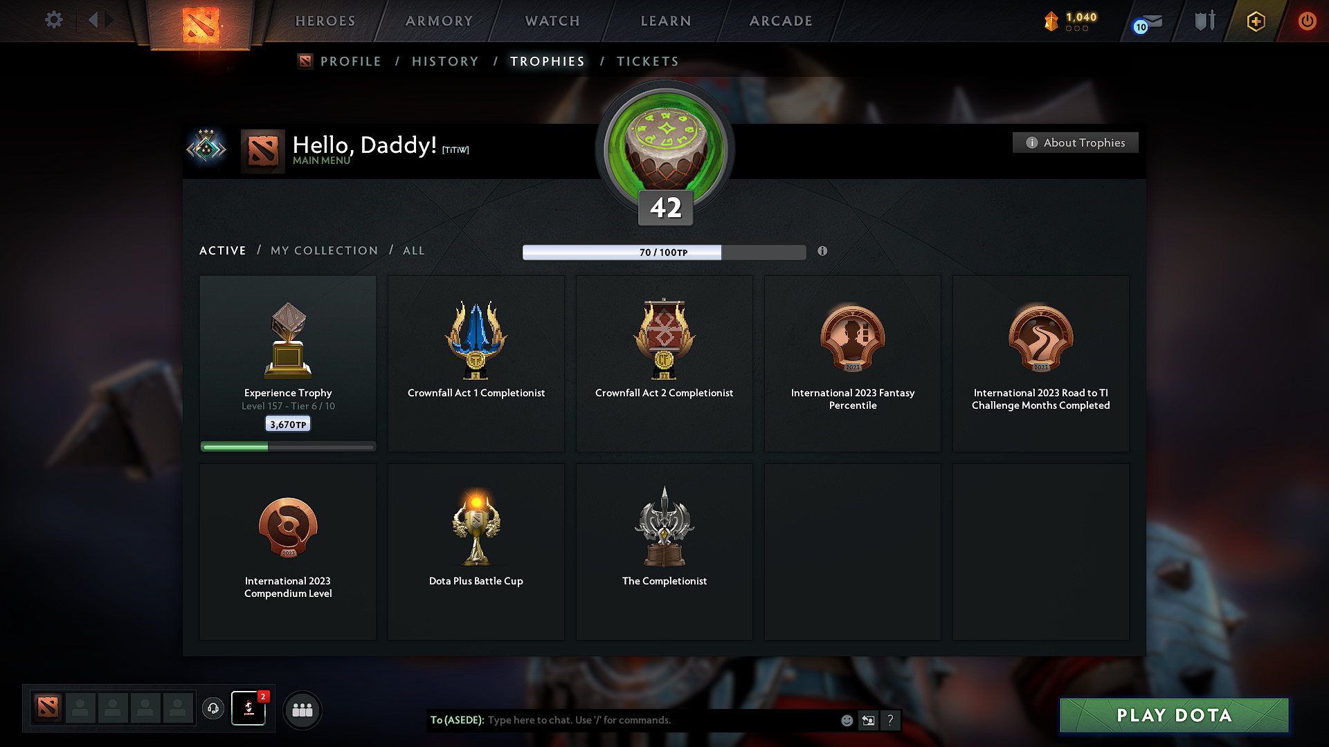 Crusader III | MMR: 1748 - Behavior: 9070 - Communication: 9070