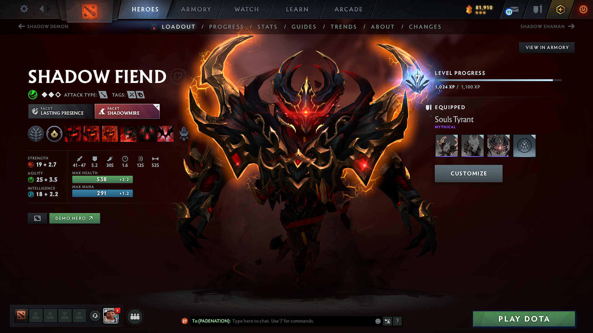 Legend I | MMR: 3100 - Behavior: 11914 - Communication: 11914