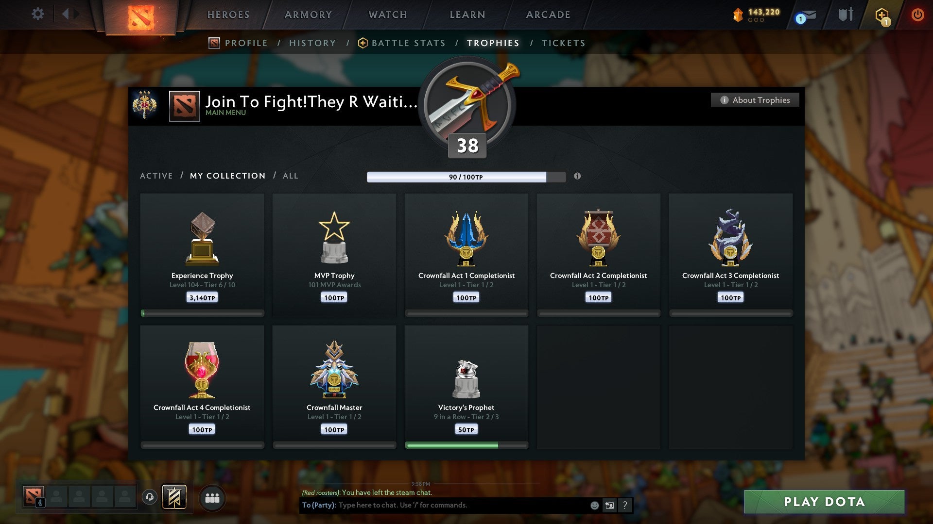 Legend III | MMR: 3371 - Behavior: 9060 - Communication: 9060