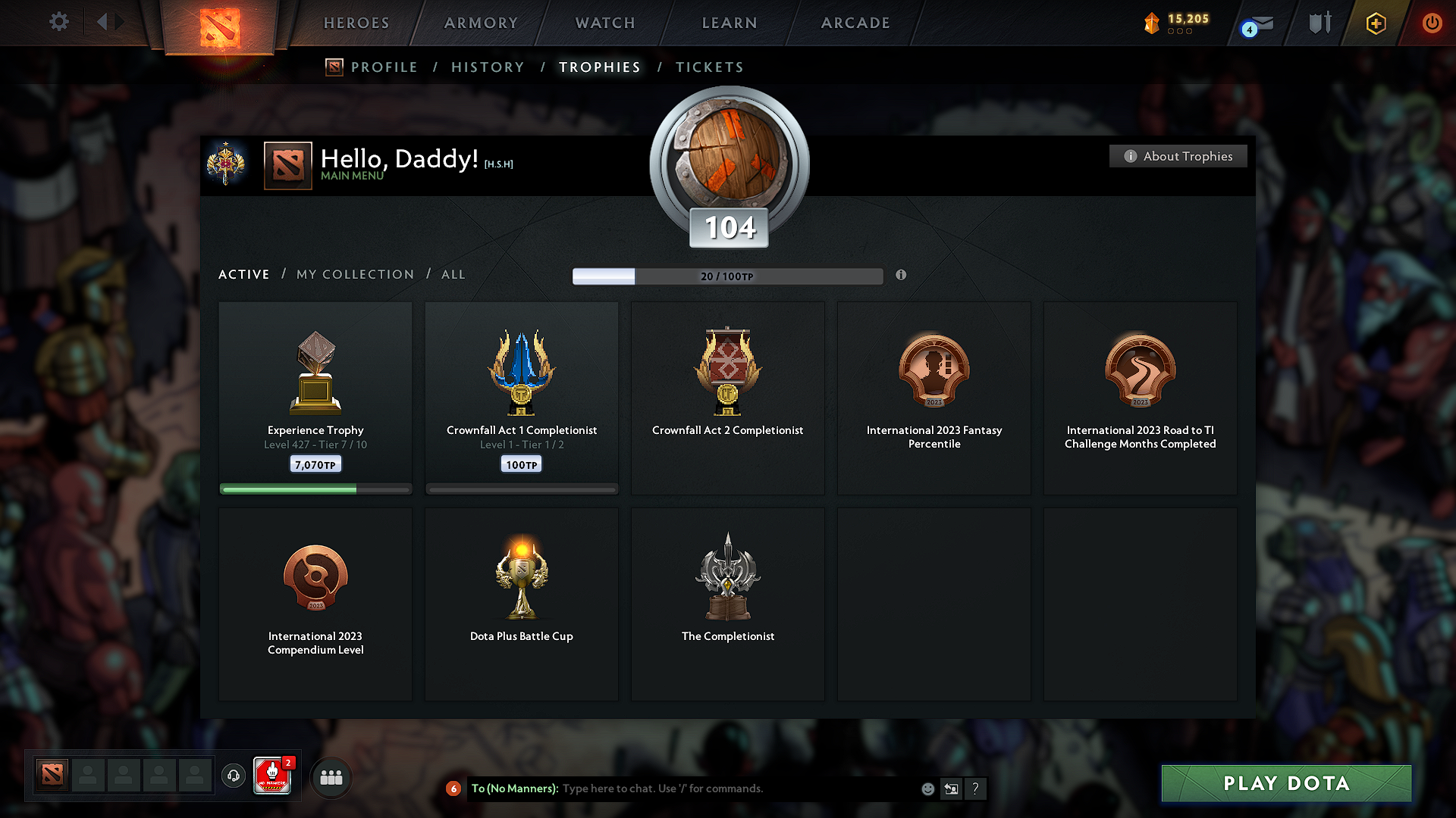 Legend I | MMR: 3083 - Behavior: 9549 - Communication: 9549