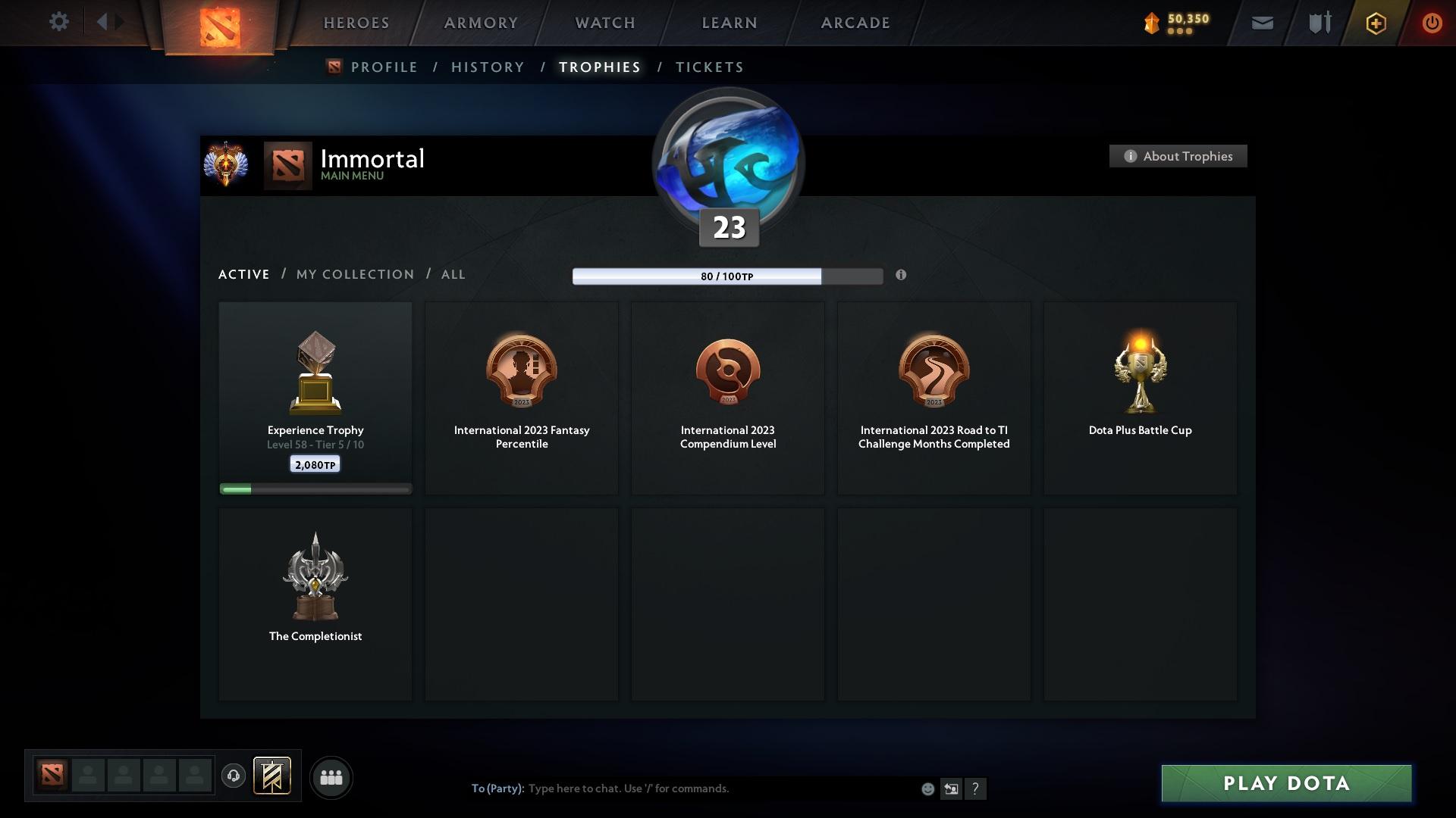 Immortal | MMR: 5640 - Behavior: 10837 - Communication: 10753