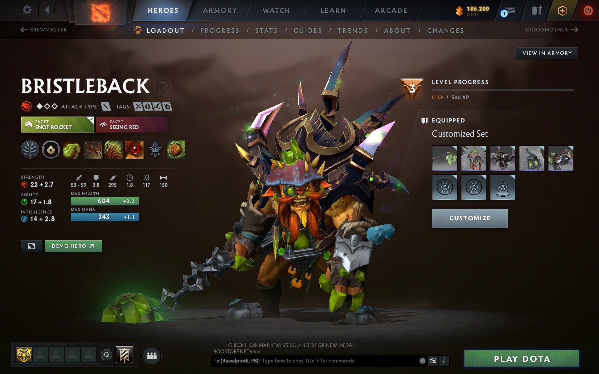 Ancient V | MMR: 4421 - Behavior: 11828