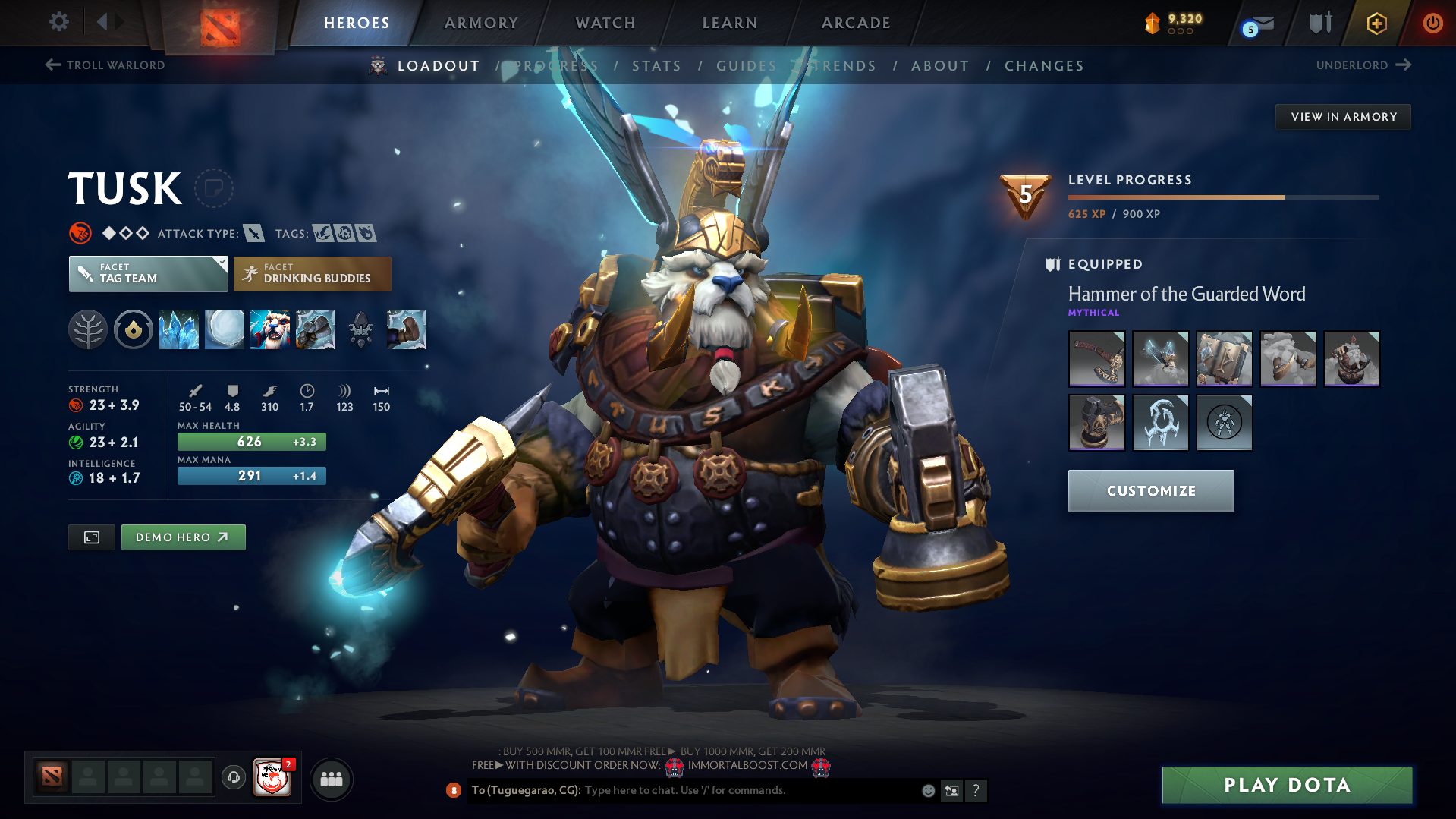 Archon V | MMR: 2783 - Behavior: 10055 - Communication: 10049