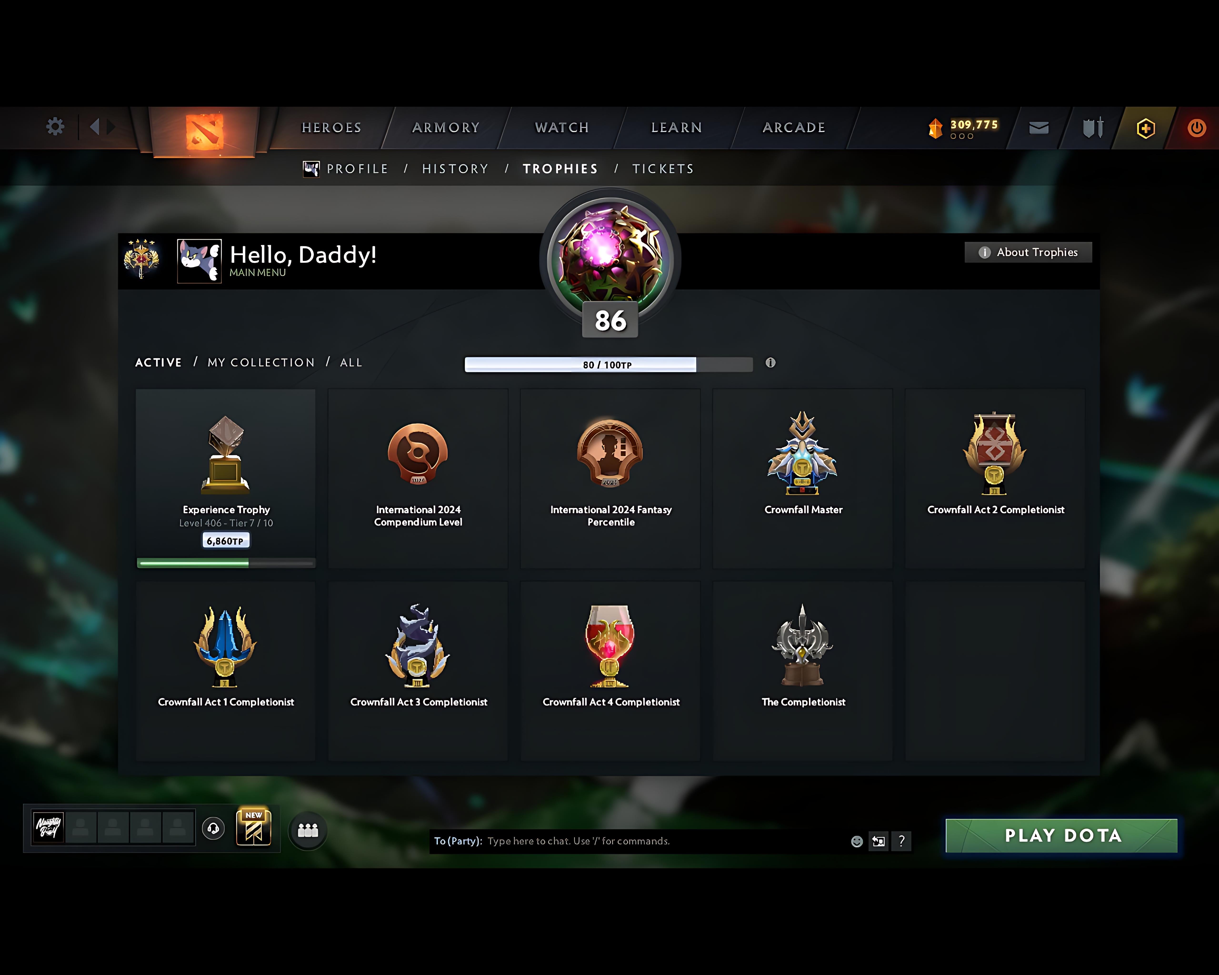 Legend IV | MMR: 3504 - Behavior: 11025 - Communication: 11025