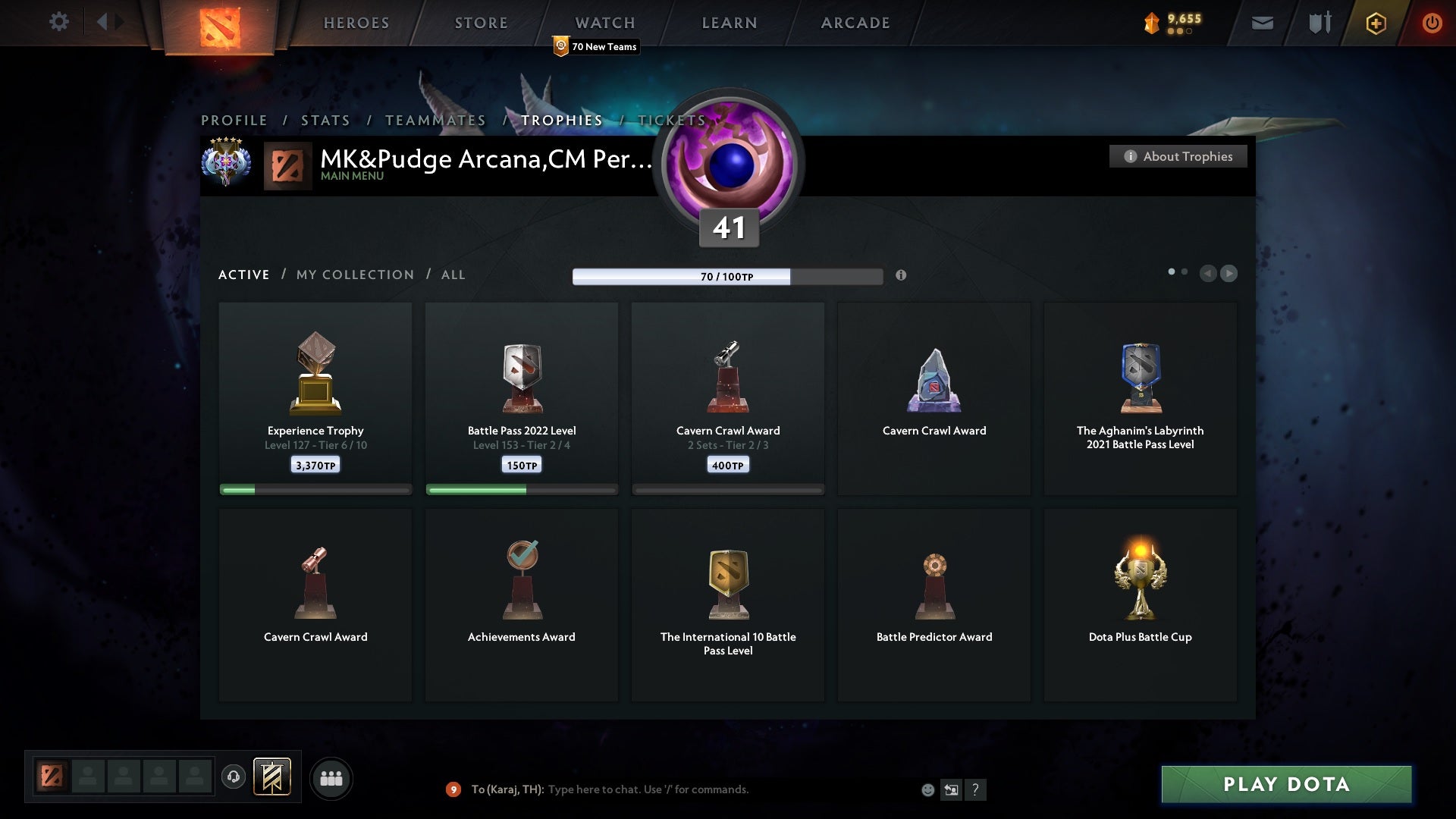 Ancient V | MMR: 4443 - Behavior: 9825