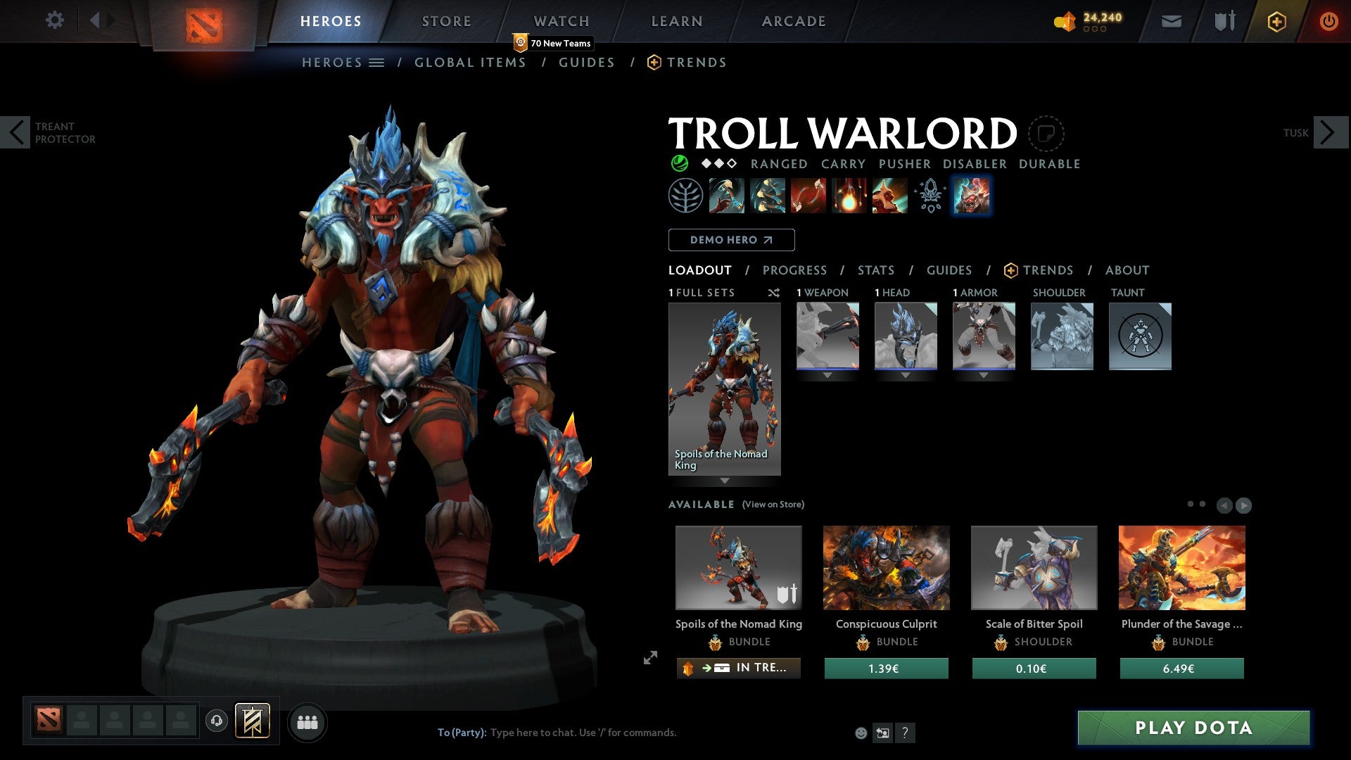 Legend V | MMR: 3718 - Behavior: 9460